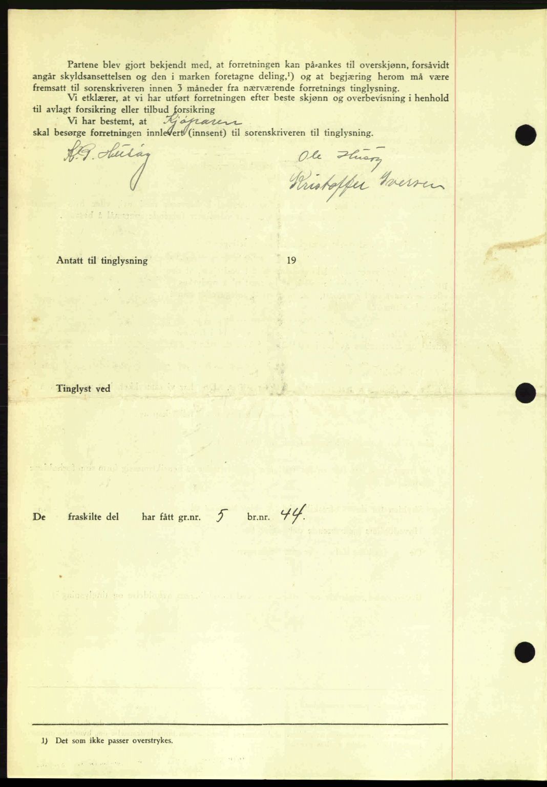 Romsdal sorenskriveri, AV/SAT-A-4149/1/2/2C: Pantebok nr. A13, 1942-1943, Dagboknr: 2324/1942