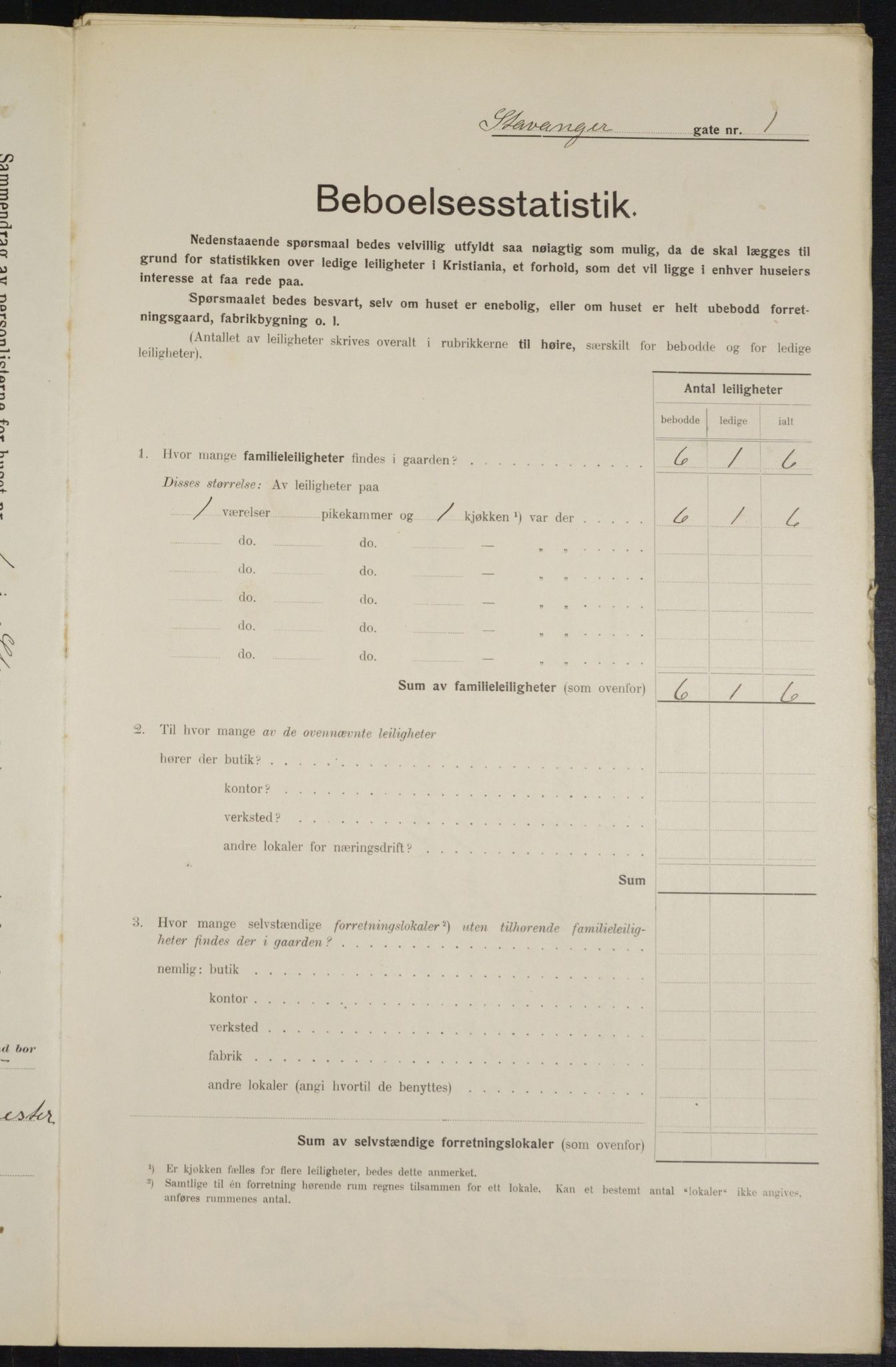 OBA, Kommunal folketelling 1.2.1914 for Kristiania, 1914, s. 100580