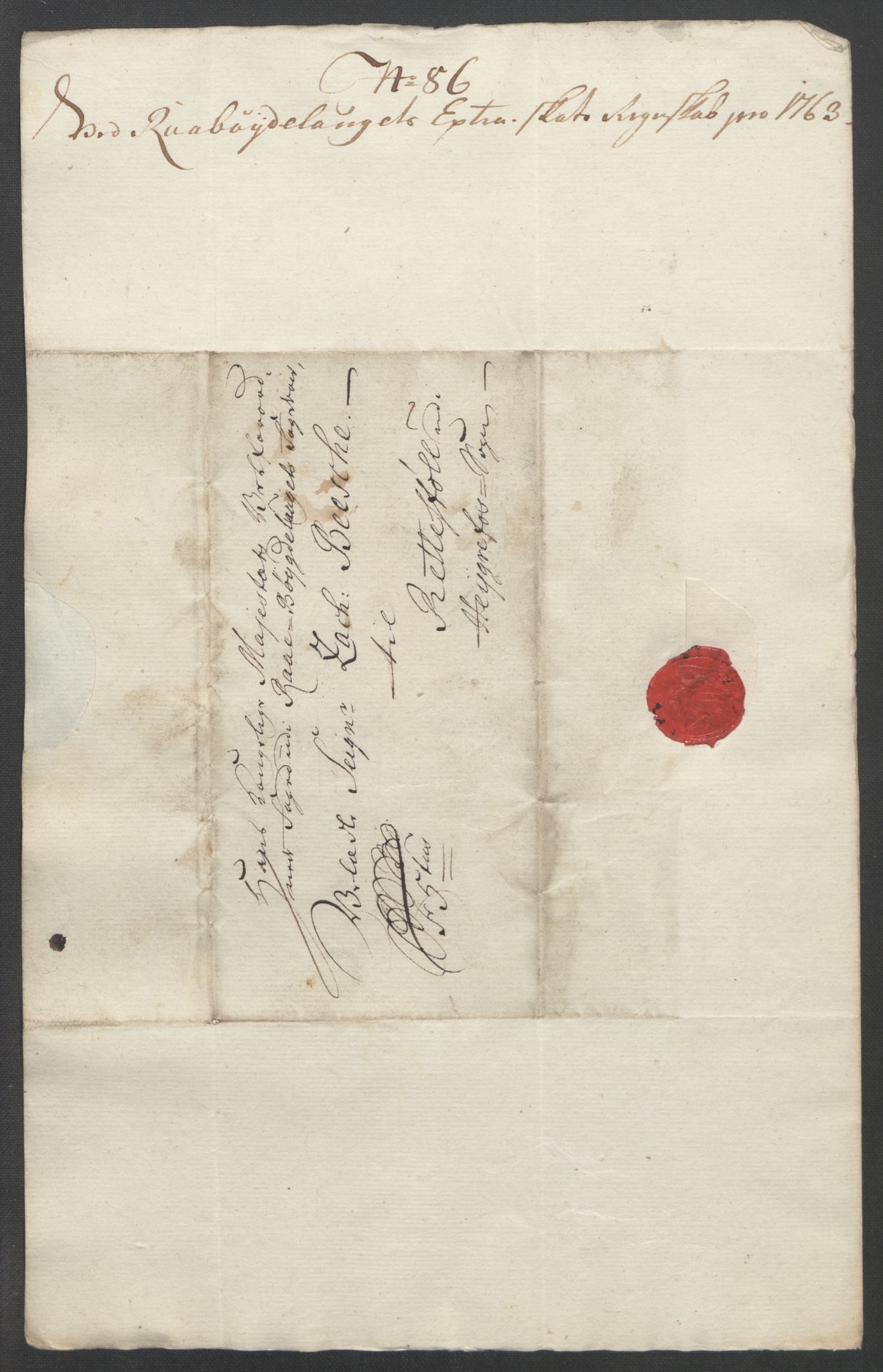 Rentekammeret inntil 1814, Reviderte regnskaper, Fogderegnskap, RA/EA-4092/R40/L2517: Ekstraskatten Råbyggelag, 1762-1763, s. 488