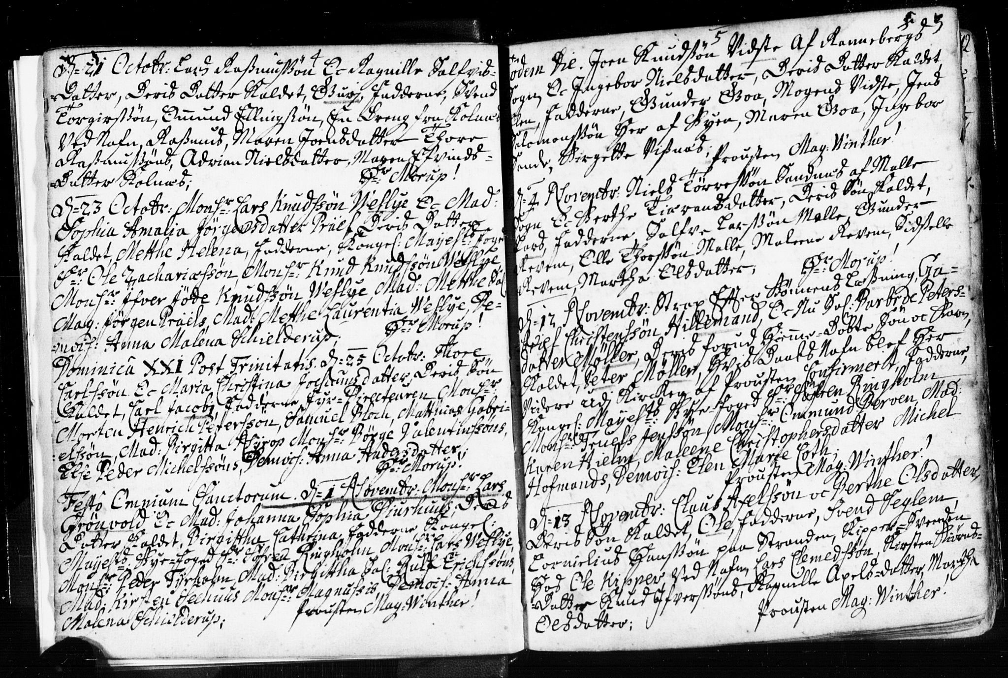 Domkirken sokneprestkontor, AV/SAST-A-101812/001/30/30BB/L0003: Klokkerbok nr. B 3, 1733-1751, s. 3