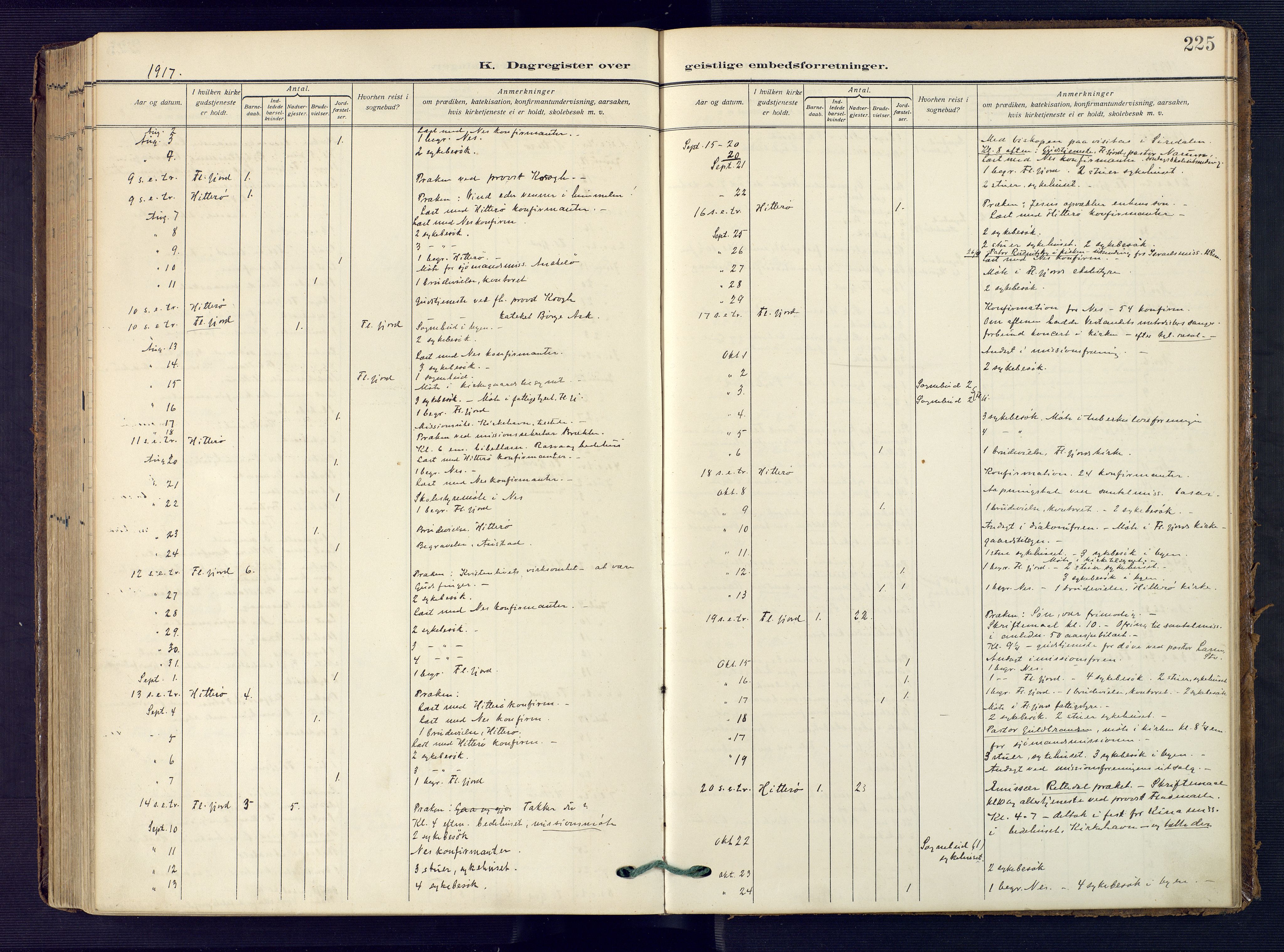 Flekkefjord sokneprestkontor, AV/SAK-1111-0012/F/Fa/Faa/L0003: Ministerialbok nr. A 3, 1913-1928, s. 225