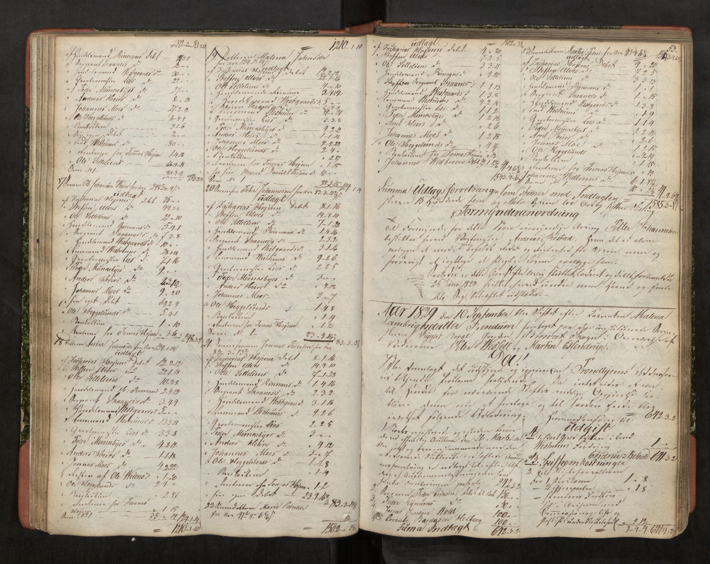 Stjør- og Verdal sorenskriveri, AV/SAT-A-4167/1/3/3A/L0035: Skifteprotokoll 30, 1829-1835, s. 53