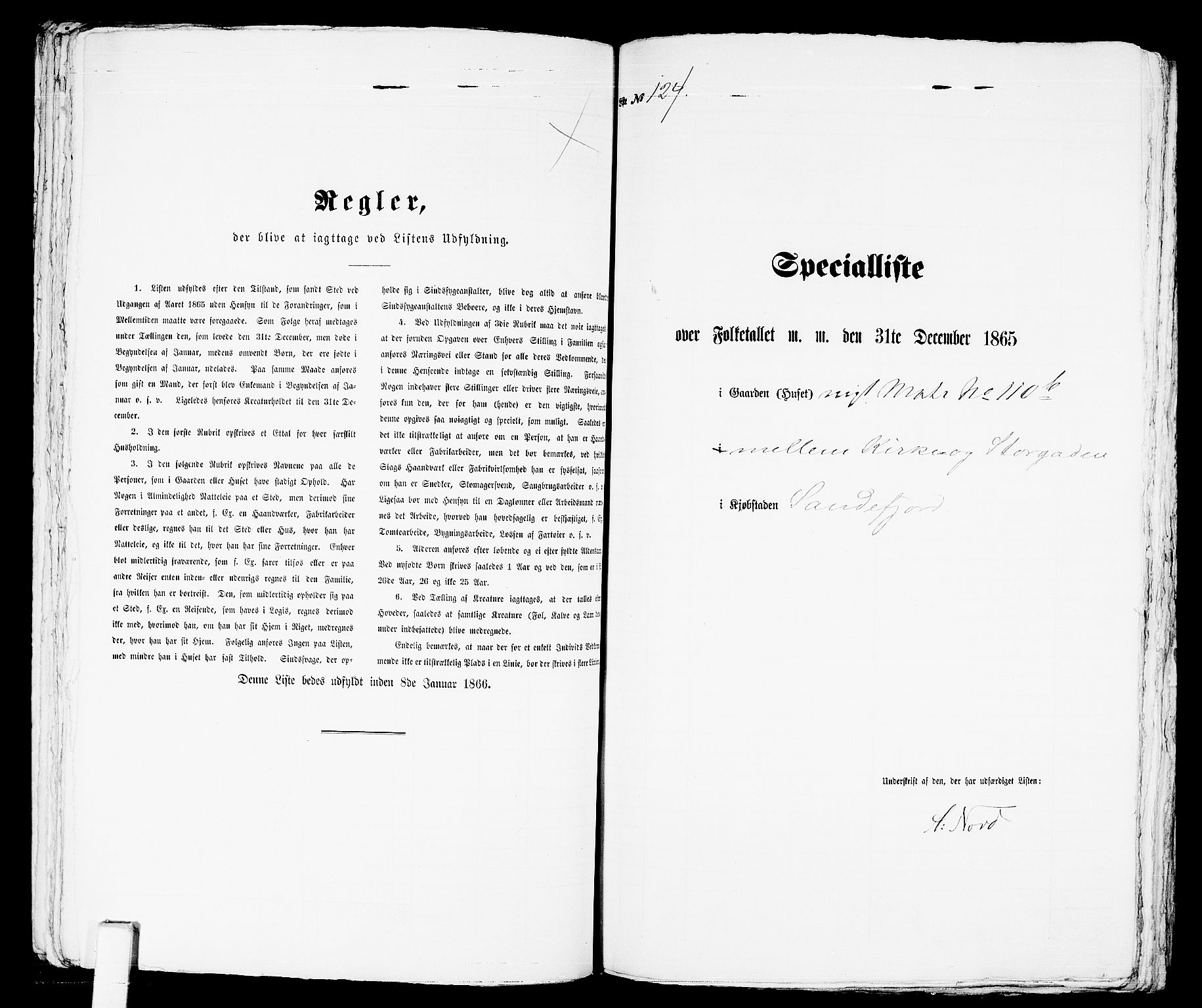 RA, Folketelling 1865 for 0706B Sandeherred prestegjeld, Sandefjord kjøpstad, 1865, s. 255