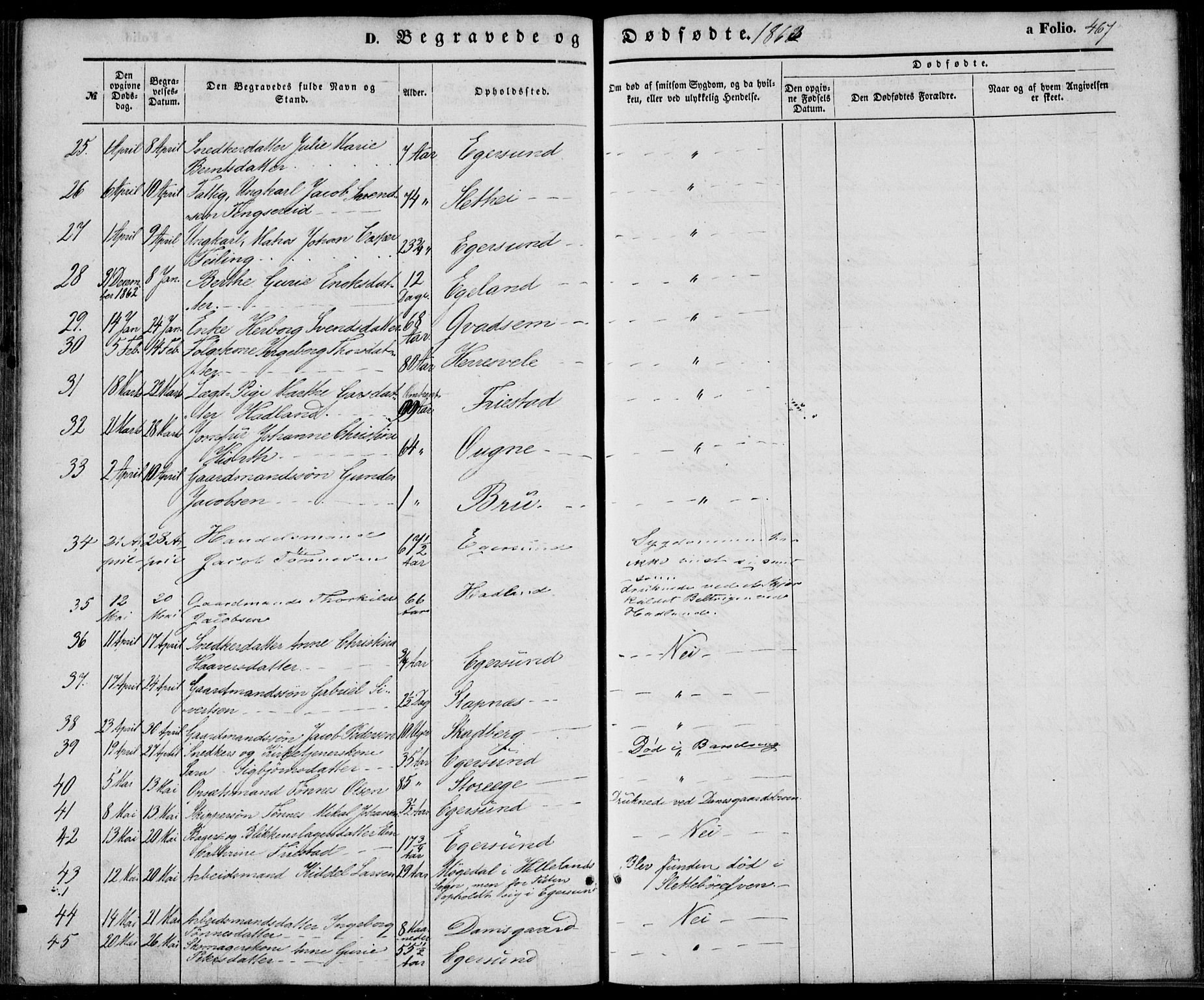 Eigersund sokneprestkontor, AV/SAST-A-101807/001/30/30BA/L0013: Ministerialbok nr. A 12.2, 1850-1865, s. 467