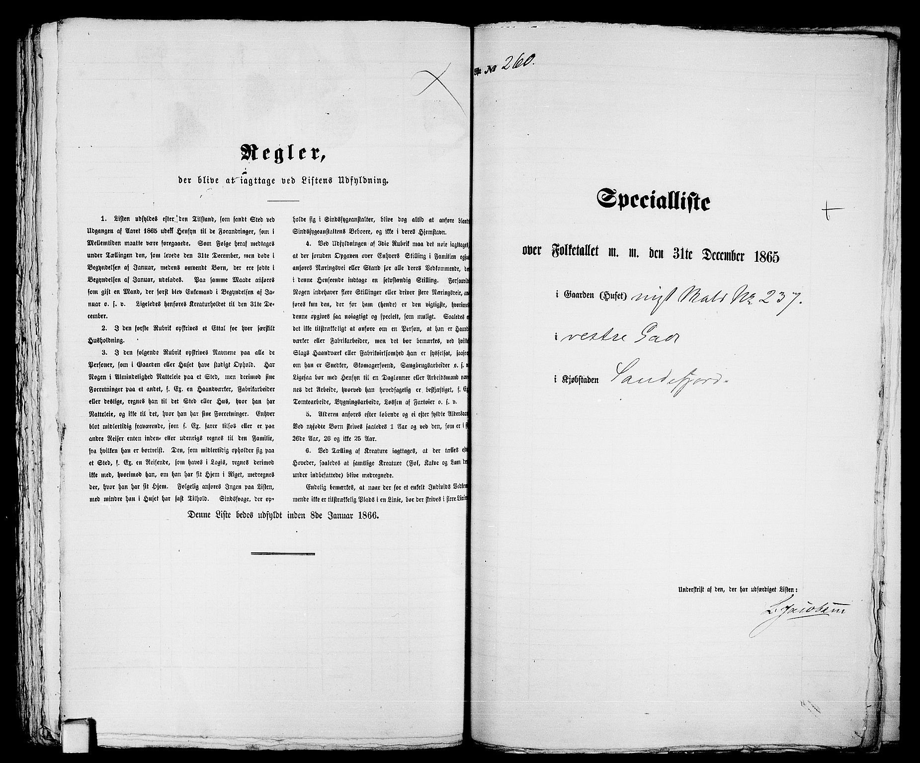 RA, Folketelling 1865 for 0706B Sandeherred prestegjeld, Sandefjord kjøpstad, 1865, s. 529