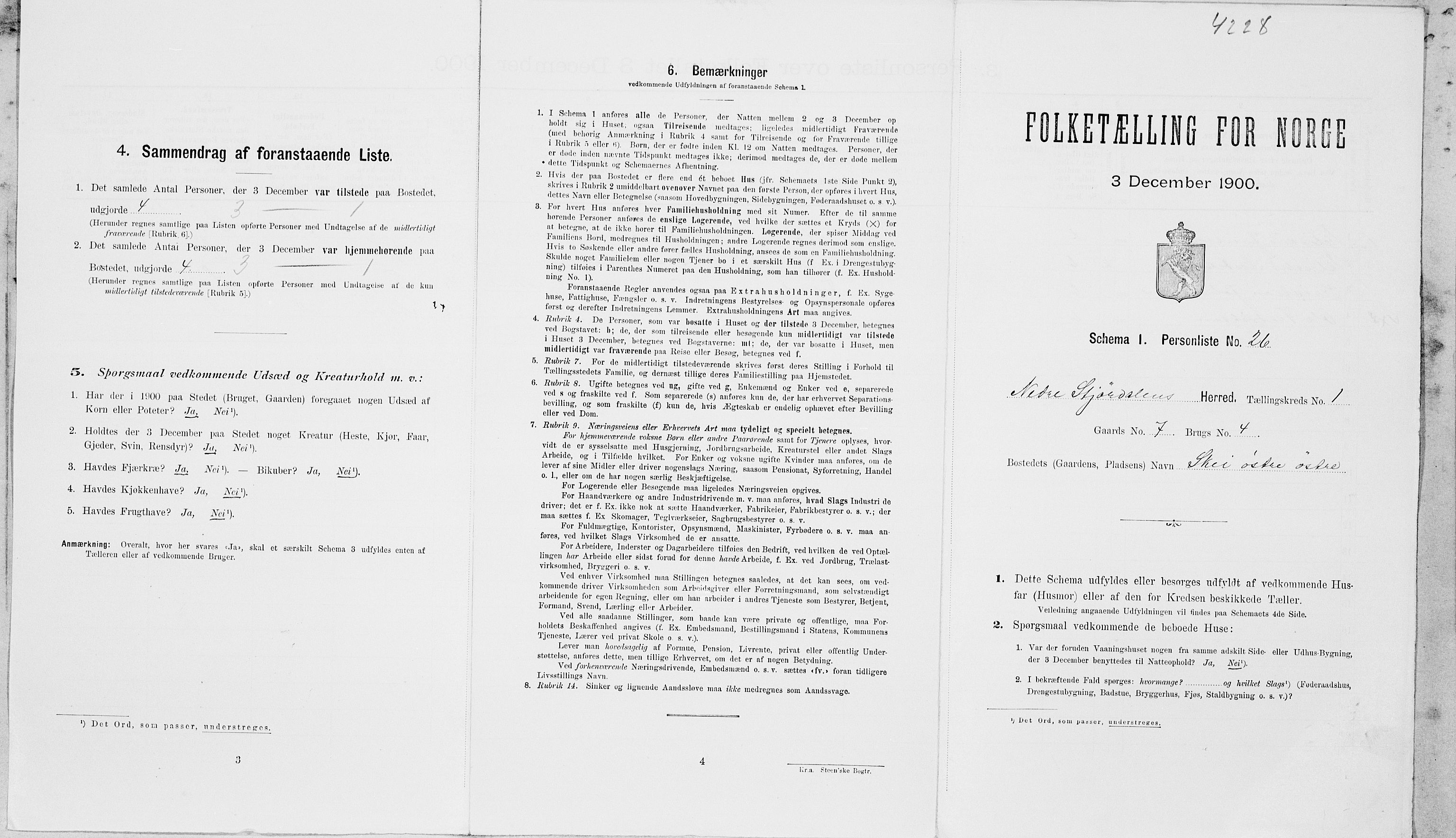 SAT, Folketelling 1900 for 1714 Nedre Stjørdal herred, 1900, s. 213