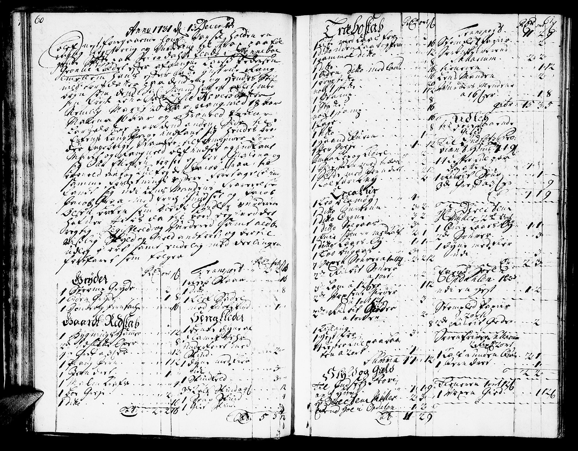 Orkdal sorenskriveri, SAT/A-4169/1/3/3Aa/L0003: Skifteprotokoller, 1731-1735, s. 60-61