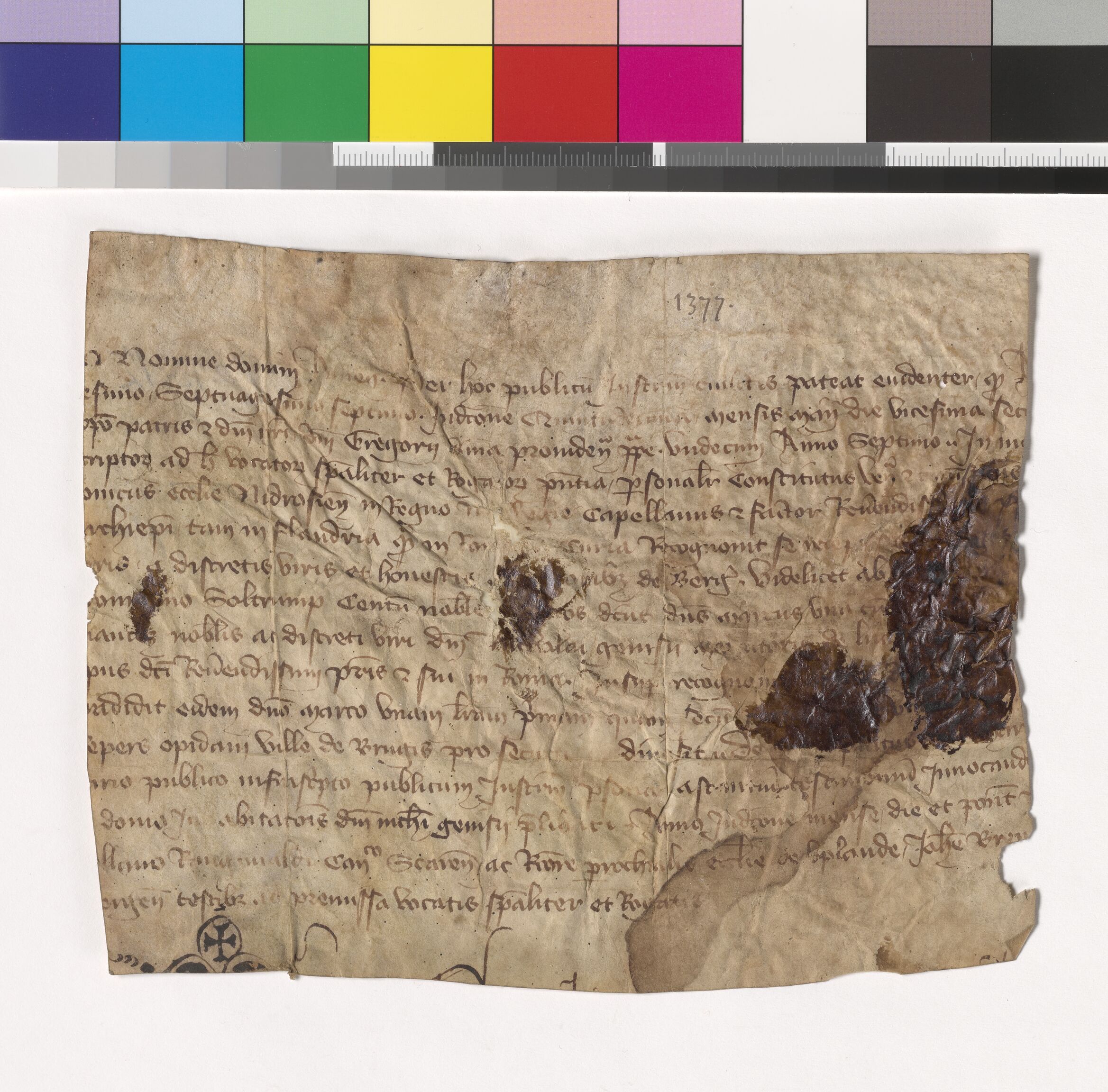 Riksarkivets diplomsamling, AV/RA-EA-5965/F05/L0179: NRA AM fasc. 73 nr. 9-28, 1376-1378, s. 5