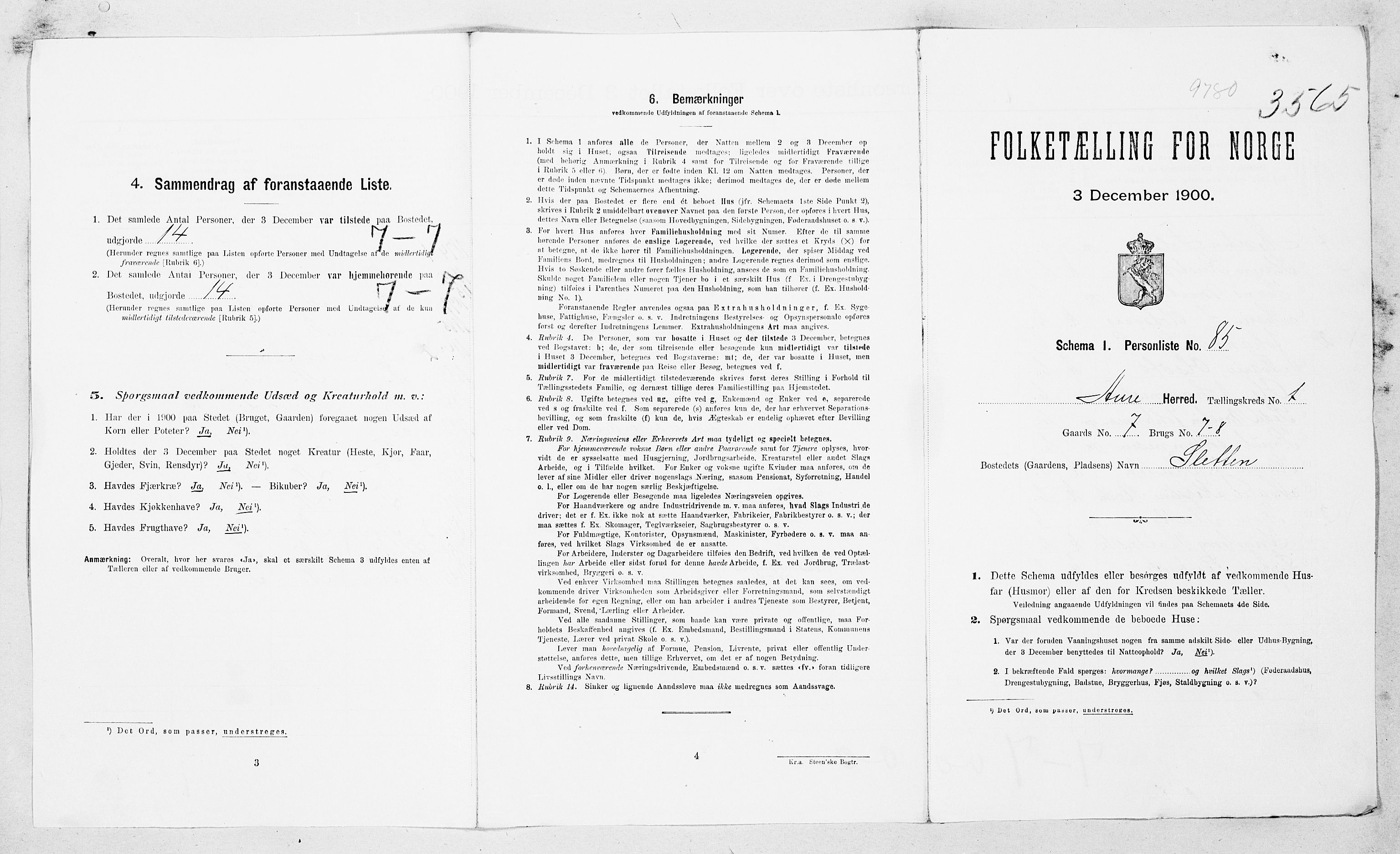 SAT, Folketelling 1900 for 1569 Aure herred, 1900, s. 28