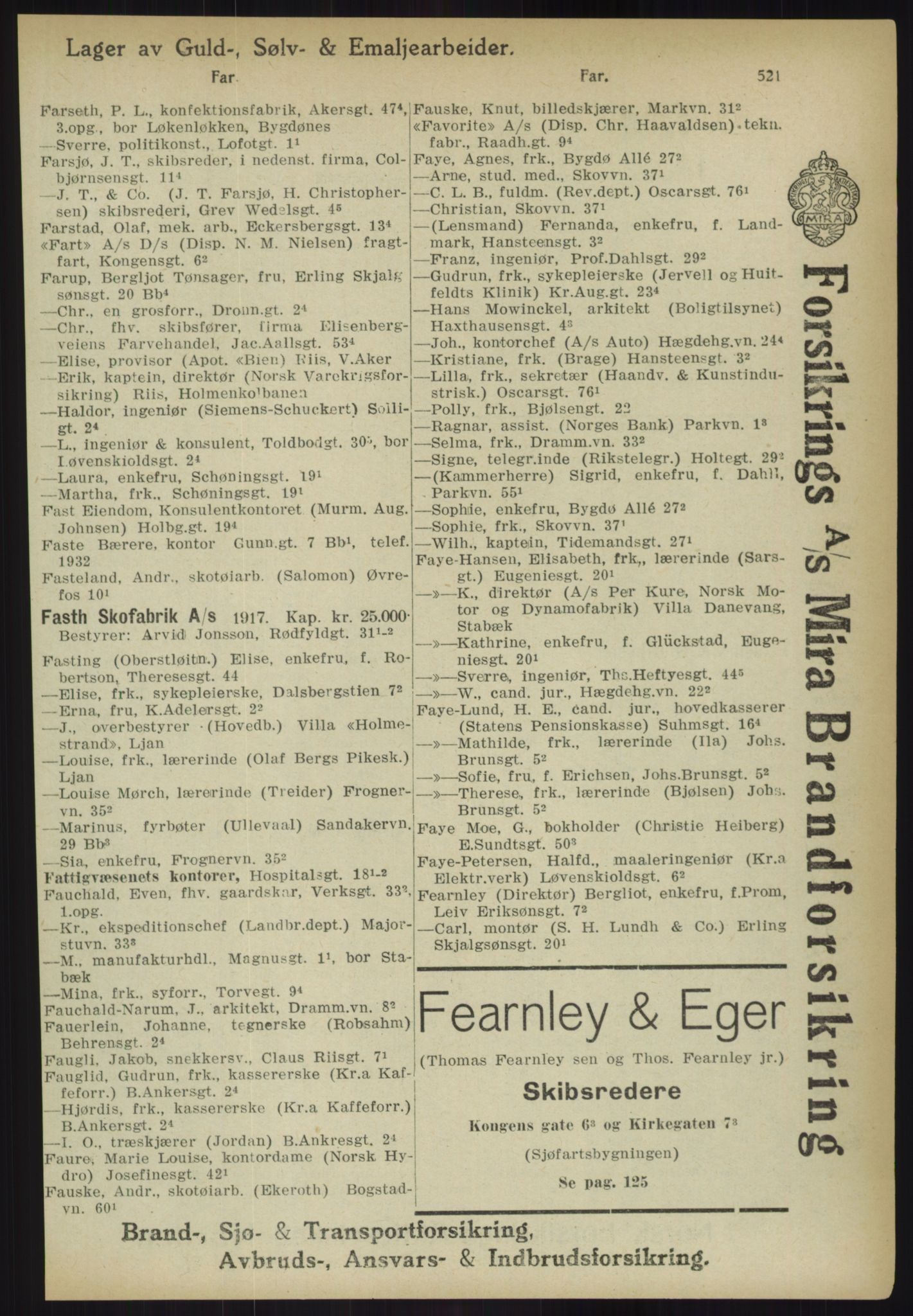 Kristiania/Oslo adressebok, PUBL/-, 1918, s. 546