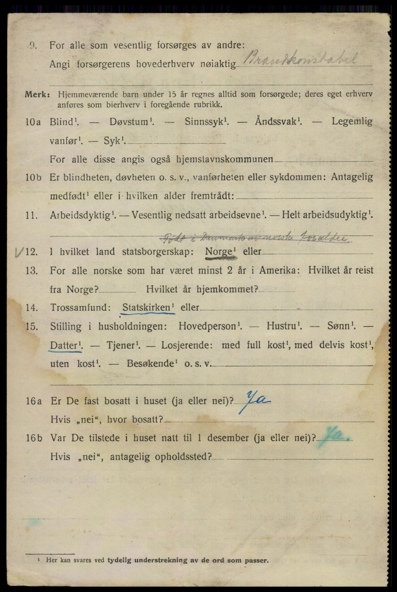 SAO, Folketelling 1920 for 0301 Kristiania kjøpstad, 1920, s. 137012