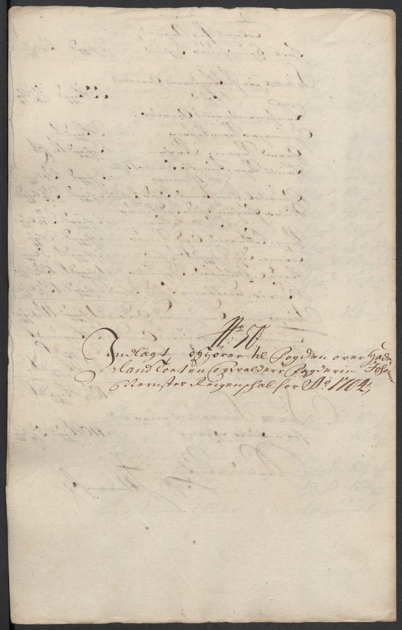 Rentekammeret inntil 1814, Reviderte regnskaper, Fogderegnskap, RA/EA-4092/R18/L1302: Fogderegnskap Hadeland, Toten og Valdres, 1704, s. 480