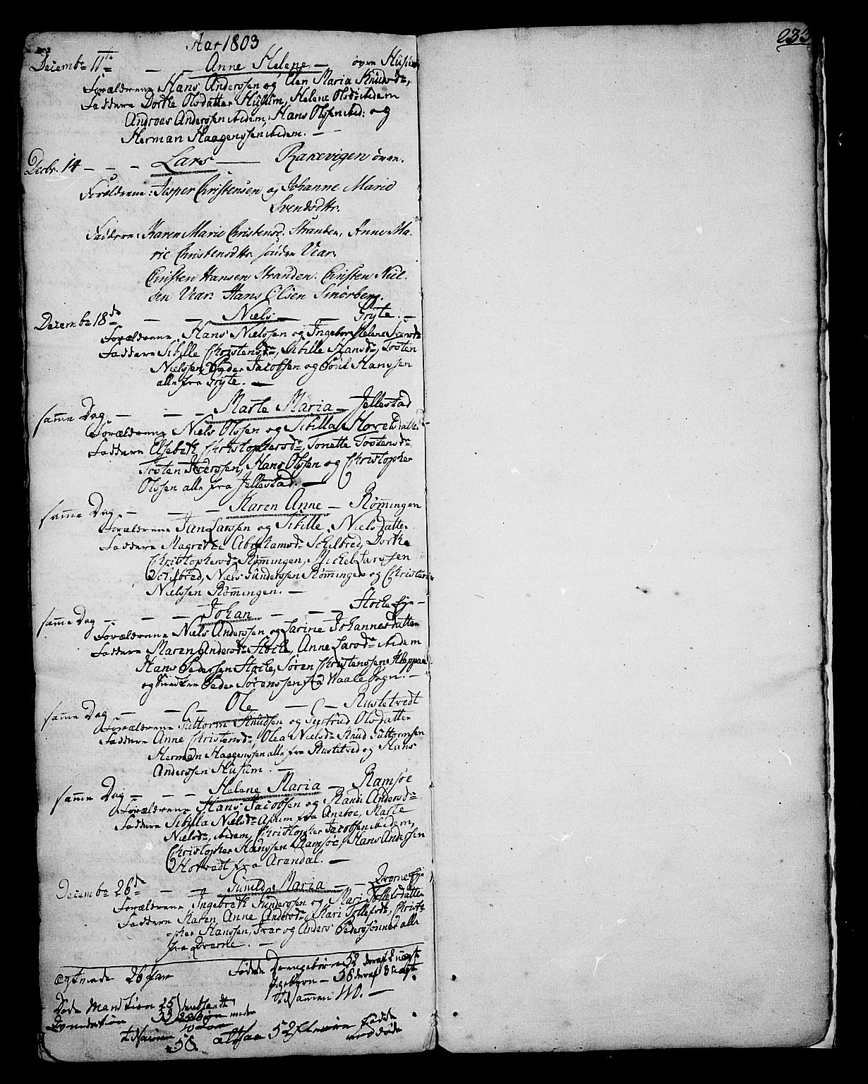 Stokke kirkebøker, AV/SAKO-A-320/F/Fa/L0003: Ministerialbok nr. I 3, 1771-1803, s. 233