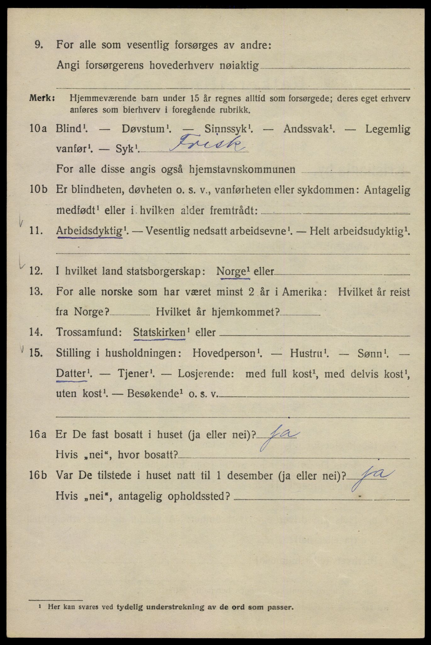 SAO, Folketelling 1920 for 0301 Kristiania kjøpstad, 1920, s. 527020