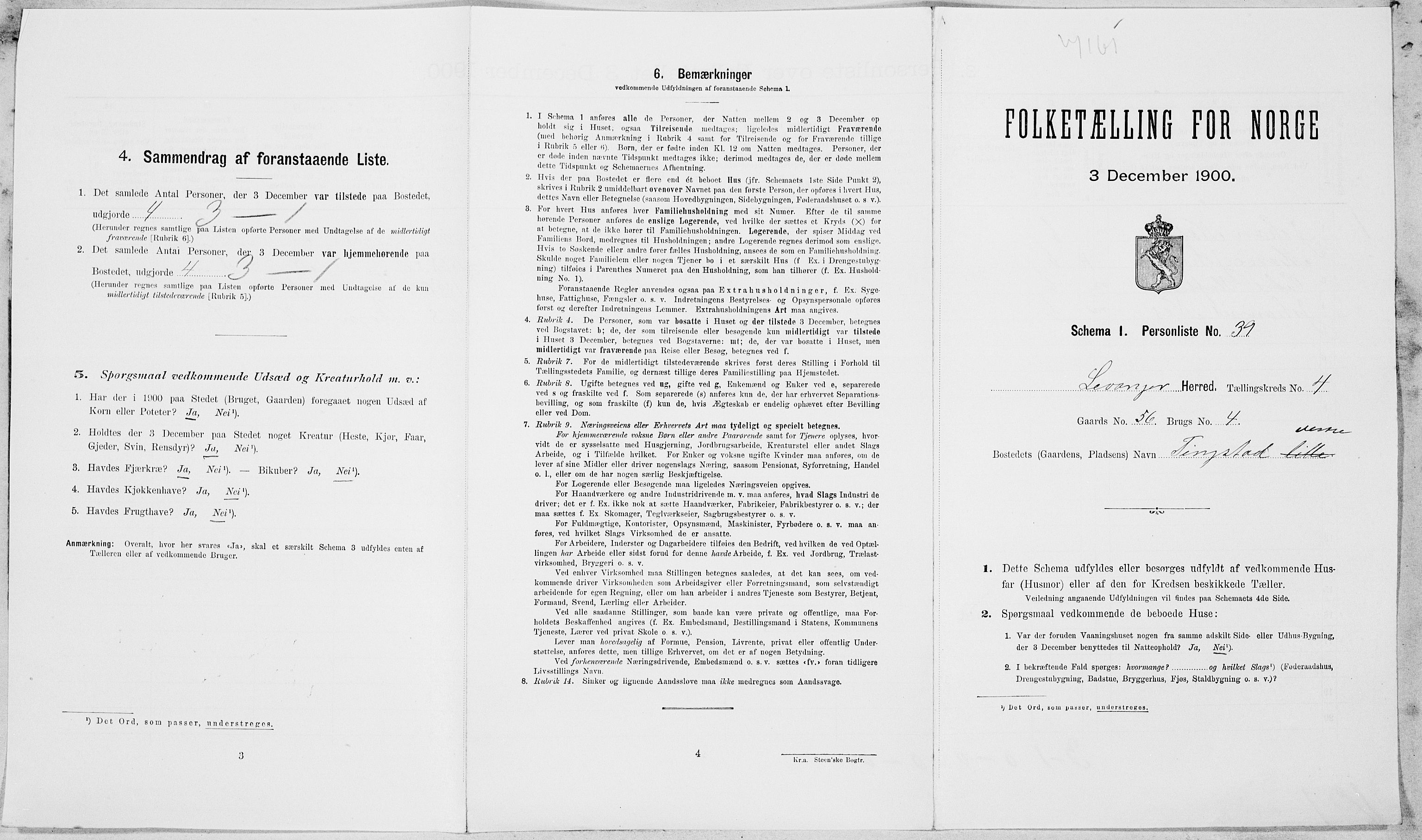SAT, Folketelling 1900 for 1720 Levanger herred, 1900, s. 683