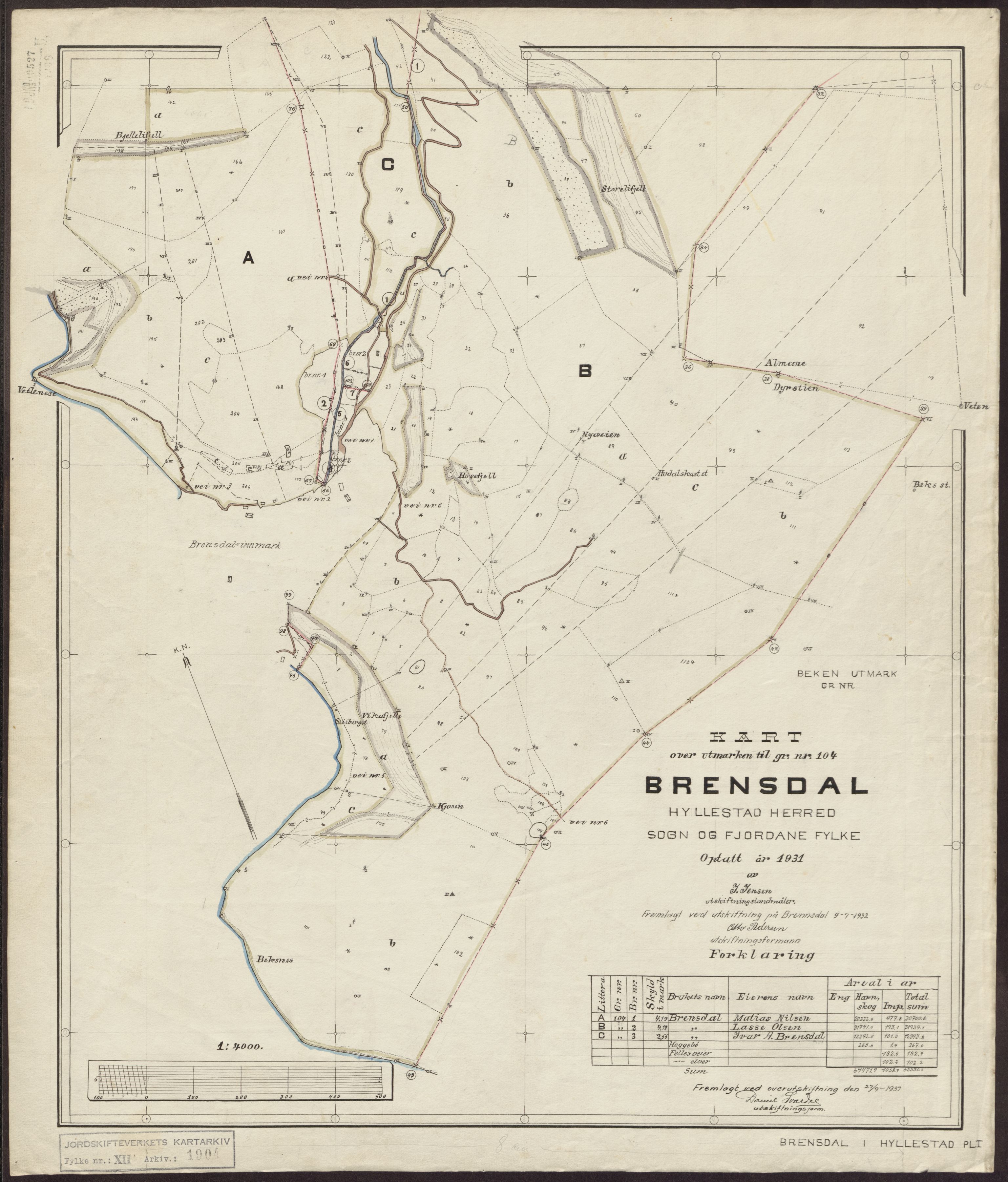 Jordskifteverkets kartarkiv, AV/RA-S-3929/T, 1859-1988, s. 2275