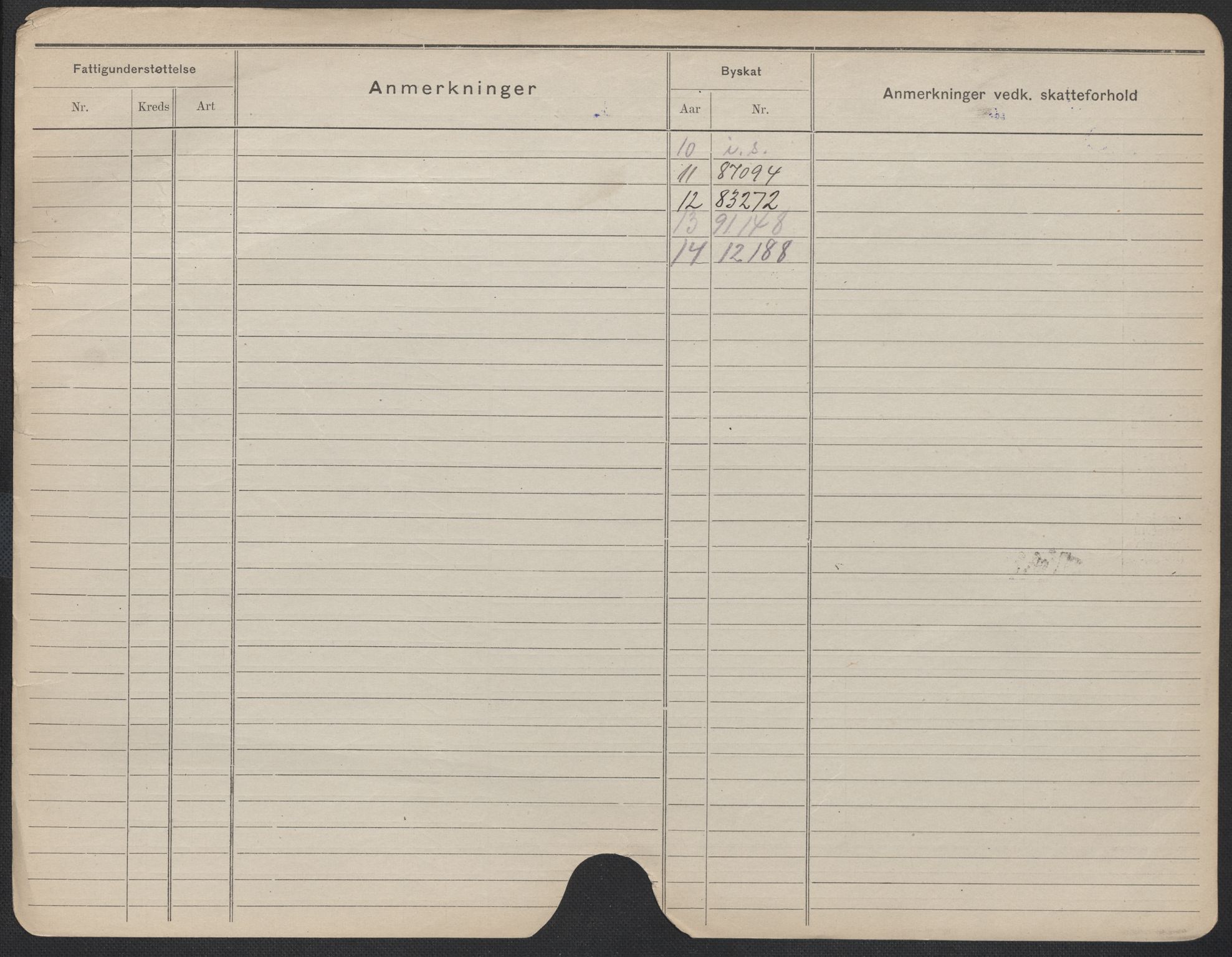 Oslo folkeregister, Registerkort, SAO/A-11715/F/Fa/Fac/L0010: Menn, 1906-1914, s. 1075b