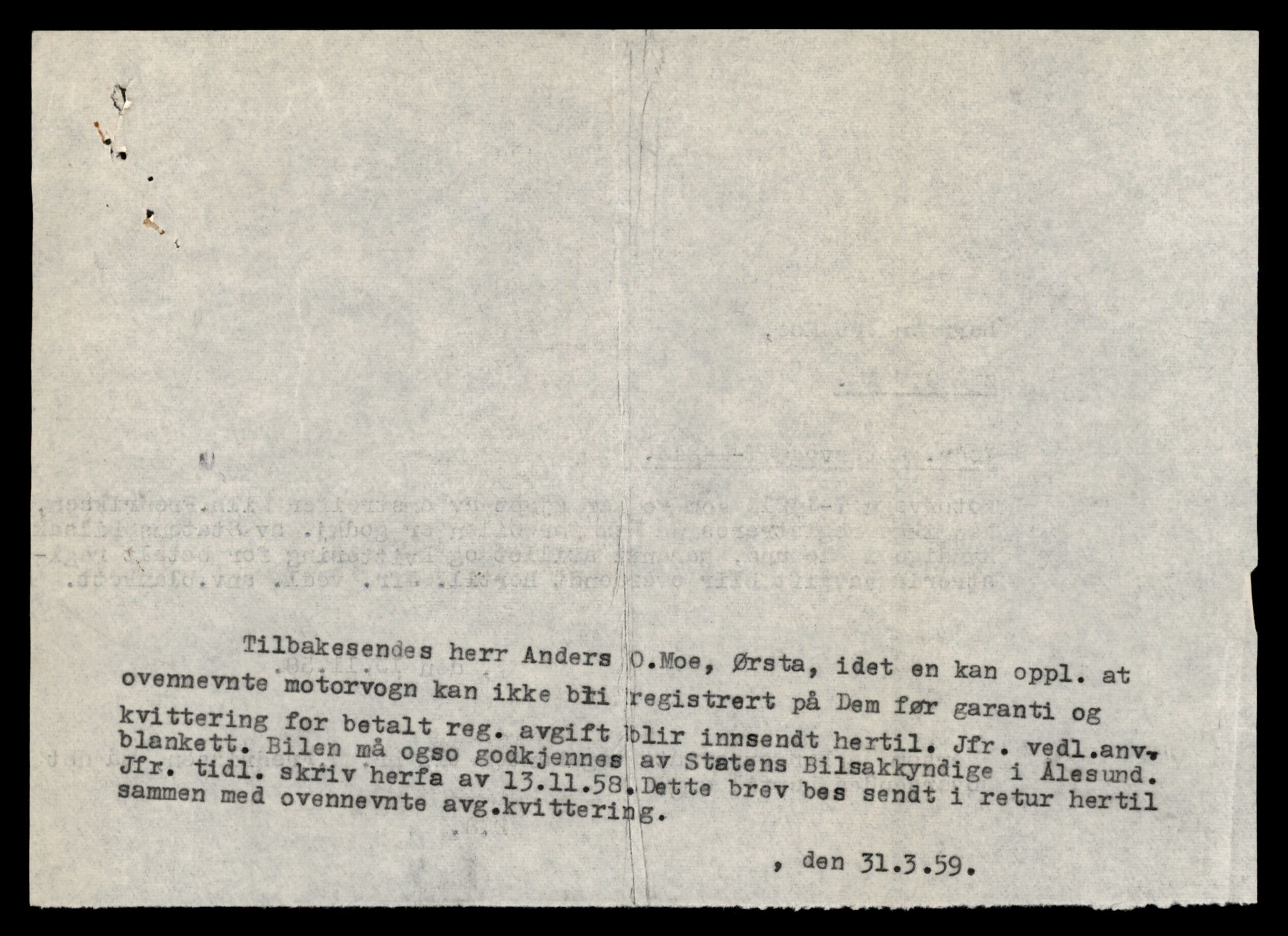 Møre og Romsdal vegkontor - Ålesund trafikkstasjon, AV/SAT-A-4099/F/Fe/L0044: Registreringskort for kjøretøy T 14205 - T 14319, 1927-1998, s. 310