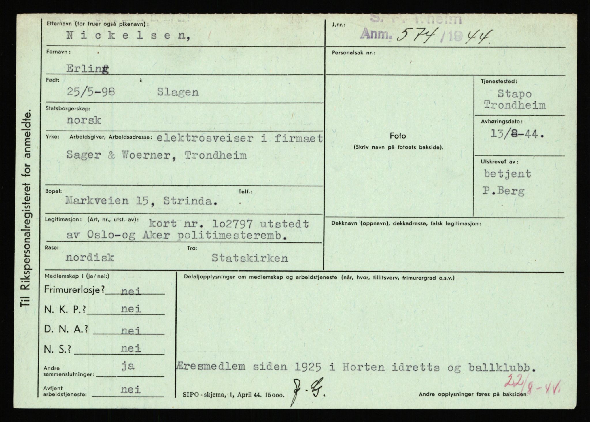 Statspolitiet - Hovedkontoret / Osloavdelingen, AV/RA-S-1329/C/Ca/L0011: Molberg - Nøstvold, 1943-1945, s. 2233