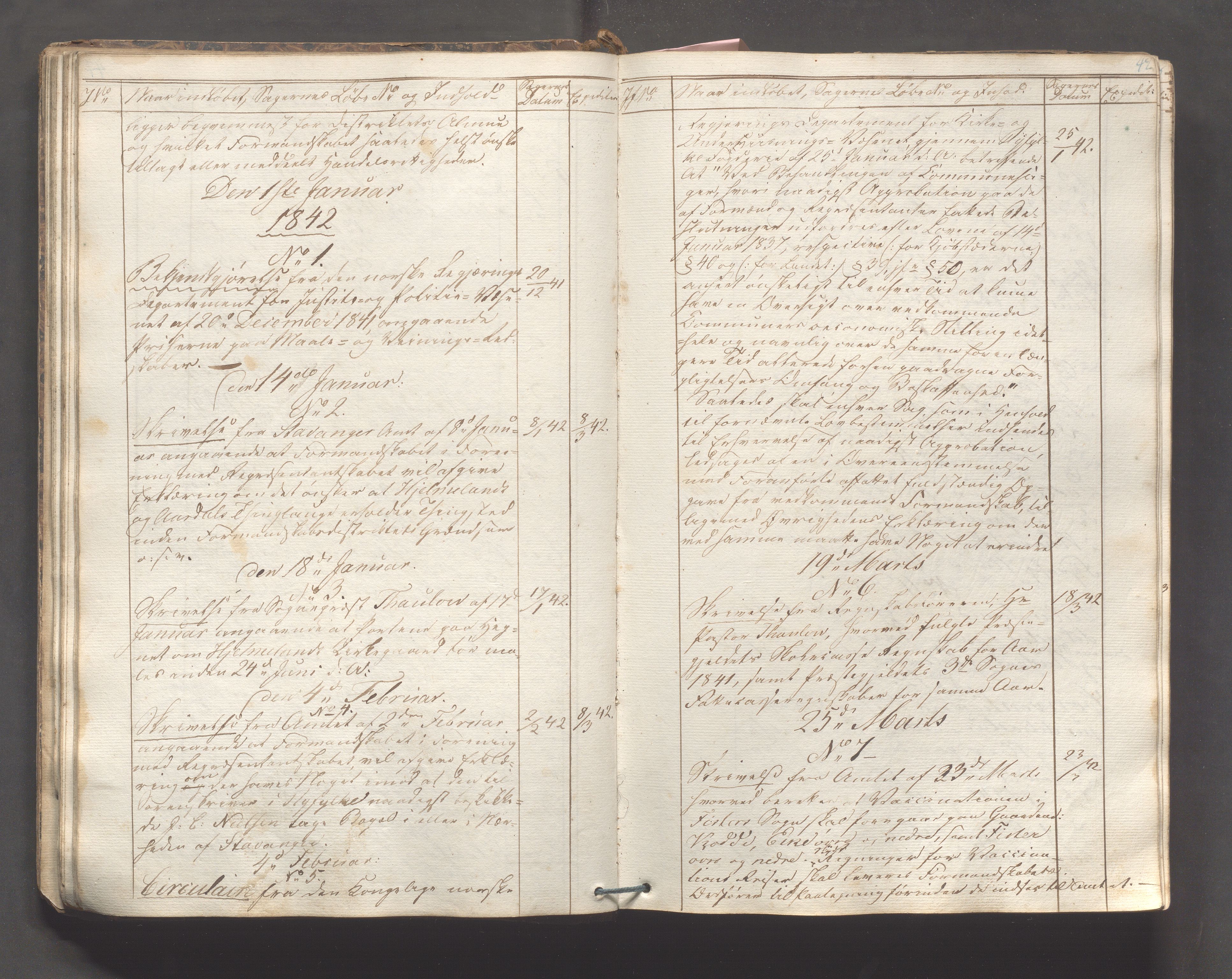 Hjelmeland kommune - Formannskapet, IKAR/K-102522/C/L0001: Journal, 1837-1900, s. 42