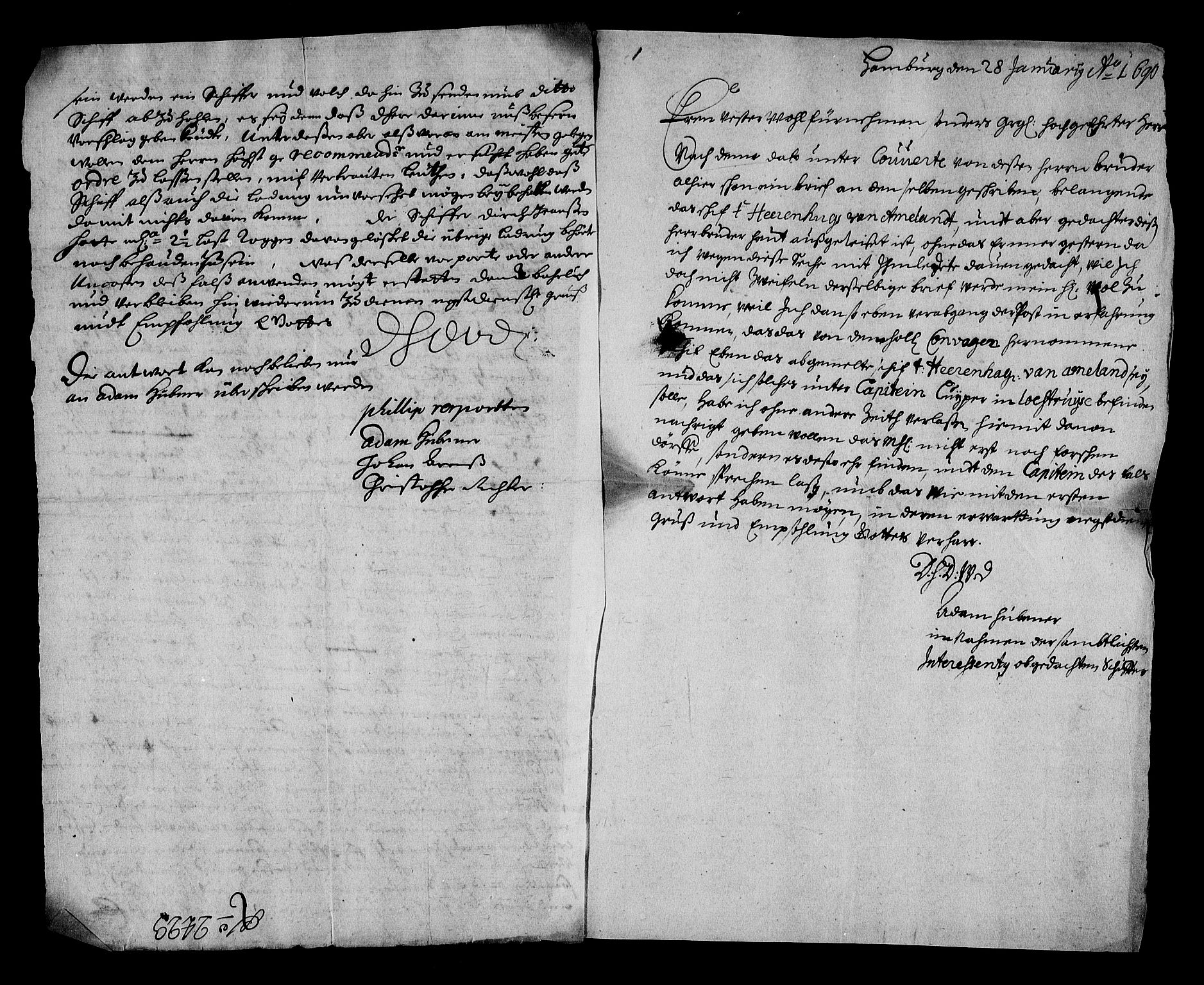 Stattholderembetet 1572-1771, AV/RA-EA-2870/Af/L0003: Avskrifter av vedlegg til originale supplikker, nummerert i samsvar med supplikkbøkene, 1689-1691, s. 113