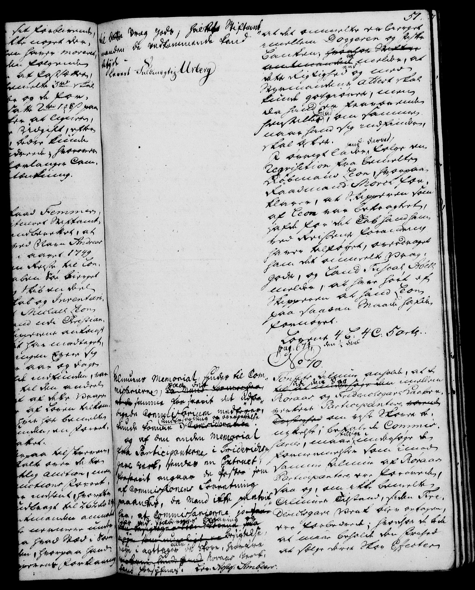 Rentekammeret, Kammerkanselliet, AV/RA-EA-3111/G/Gh/Gha/L0031: Norsk ekstraktmemorialprotokoll (merket RK 53.76), 1751-1753, s. 51