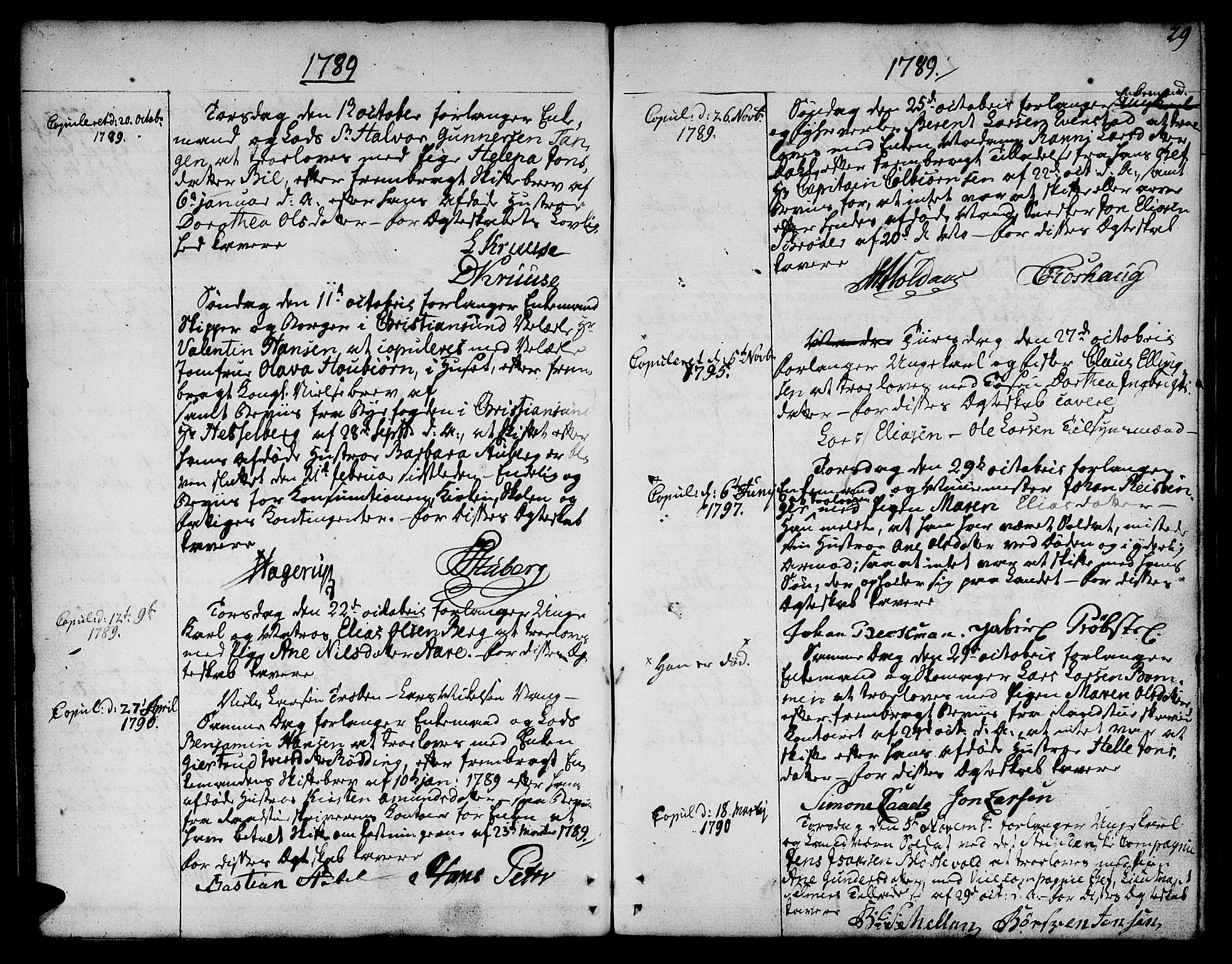 Ministerialprotokoller, klokkerbøker og fødselsregistre - Sør-Trøndelag, SAT/A-1456/601/L0041: Ministerialbok nr. 601A09, 1784-1801, s. 29
