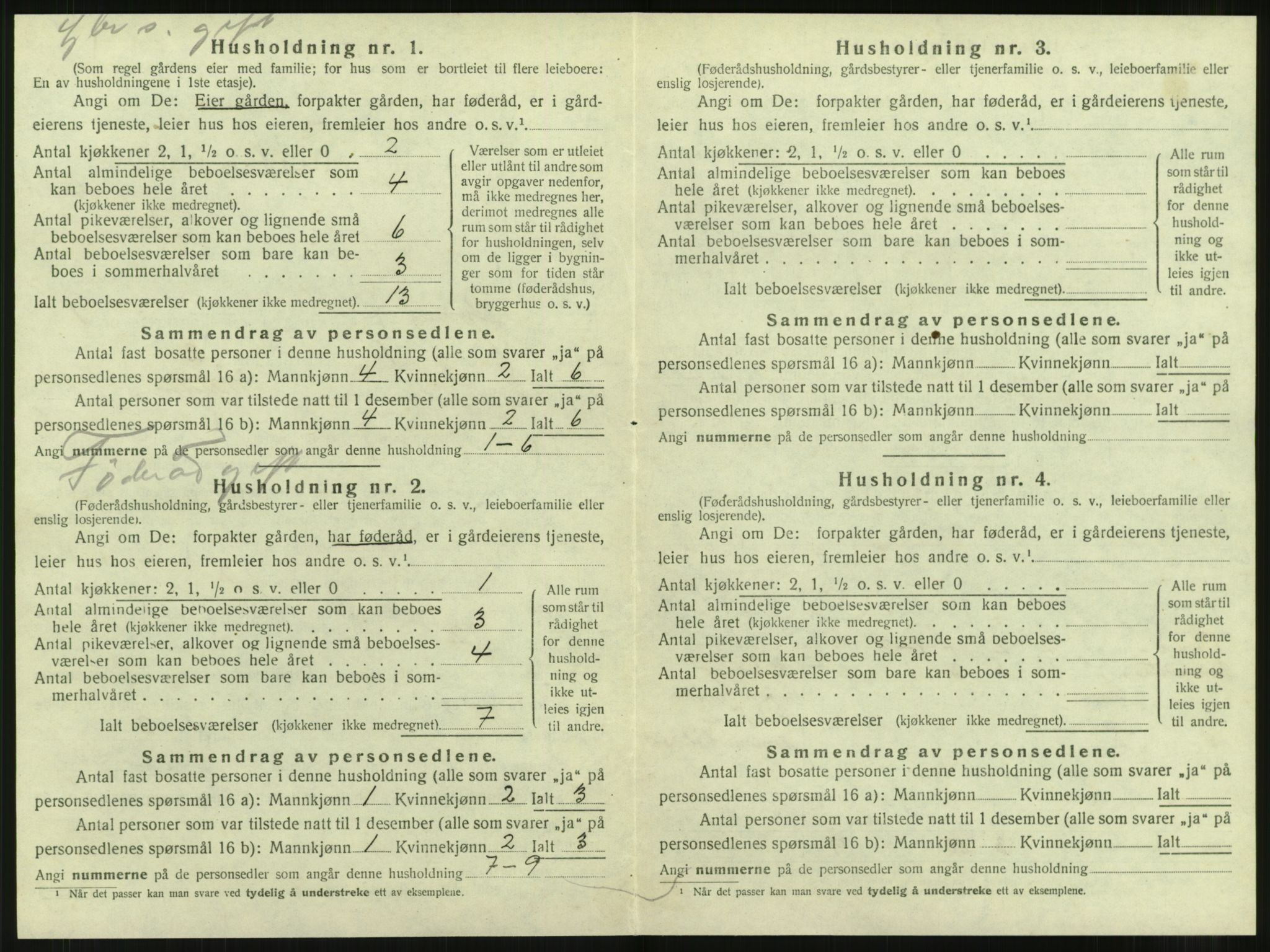 SAT, Folketelling 1920 for 1742 Grong herred, 1920, s. 52