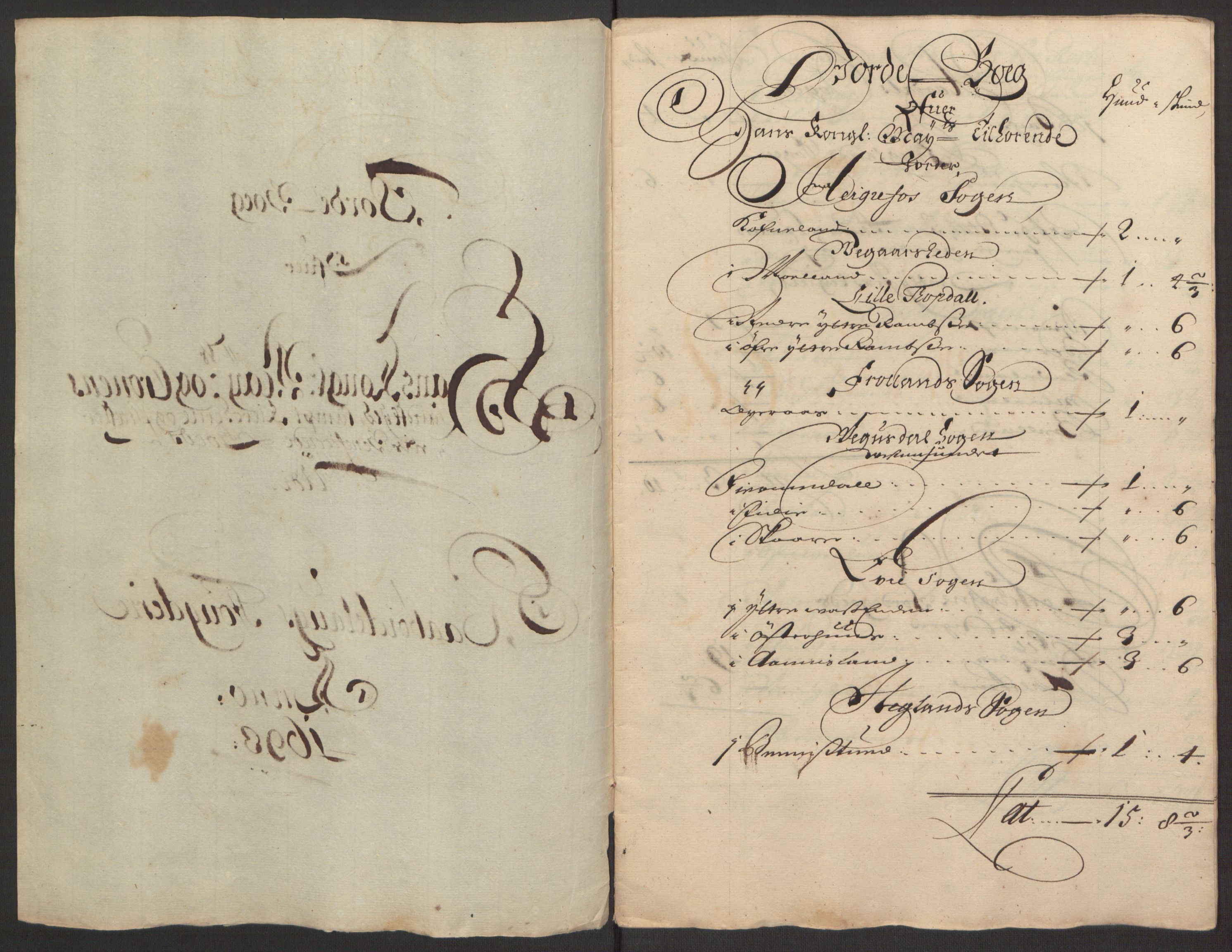 Rentekammeret inntil 1814, Reviderte regnskaper, Fogderegnskap, RA/EA-4092/R40/L2444: Fogderegnskap Råbyggelag, 1693-1696, s. 12