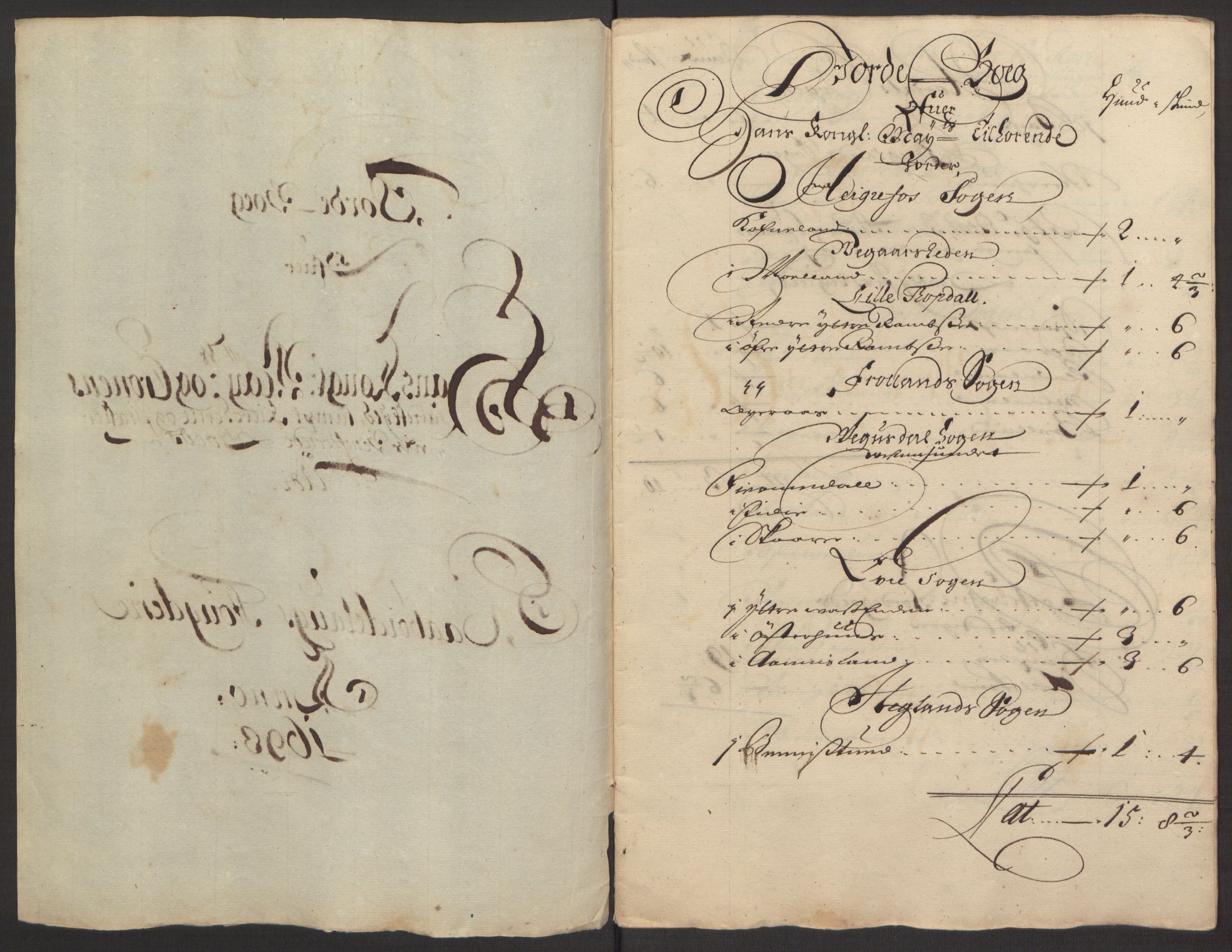 Rentekammeret inntil 1814, Reviderte regnskaper, Fogderegnskap, AV/RA-EA-4092/R40/L2444: Fogderegnskap Råbyggelag, 1693-1696, s. 12