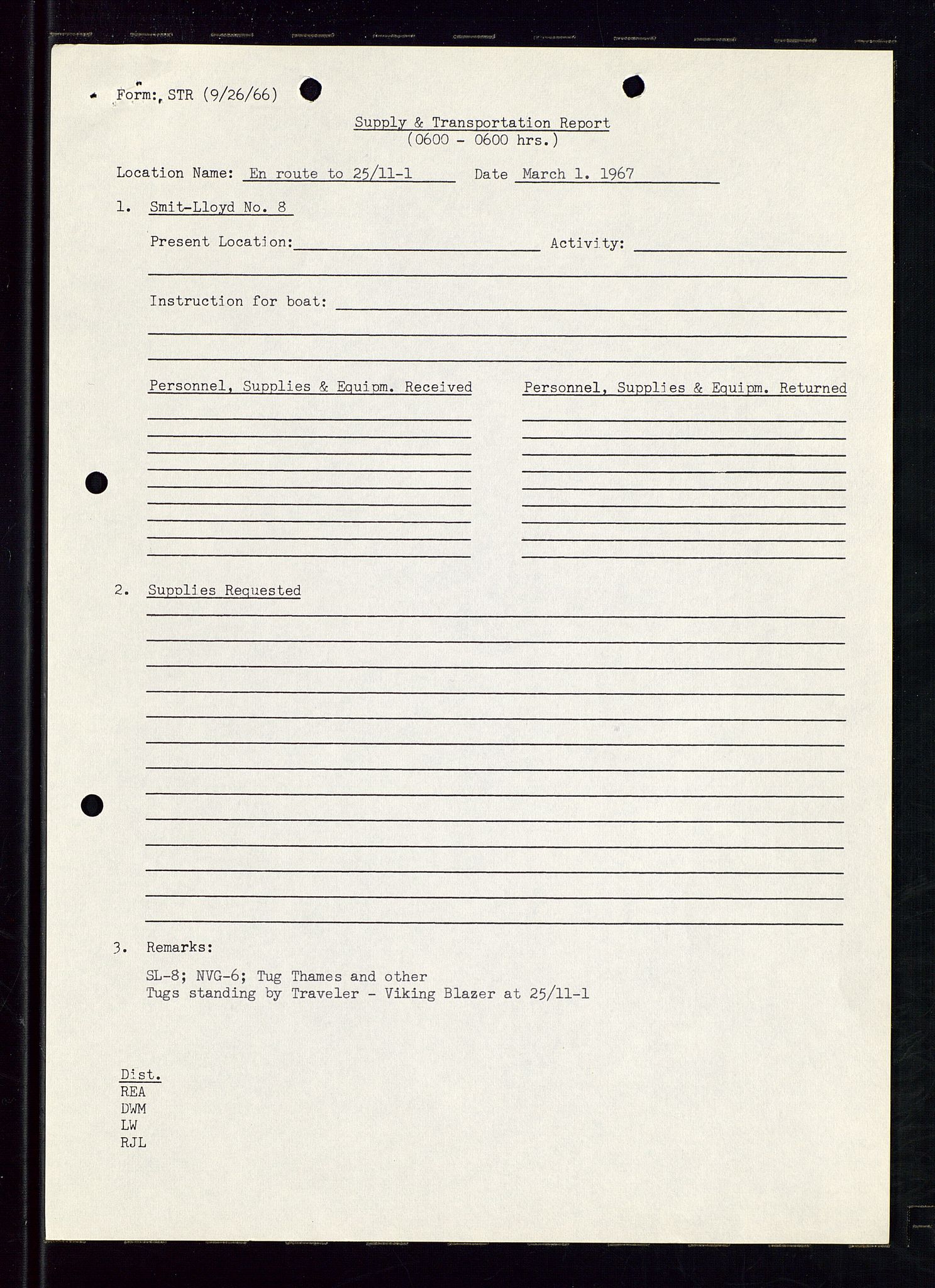 Pa 1512 - Esso Exploration and Production Norway Inc., AV/SAST-A-101917/E/Ea/L0011: Well 25/11-1, 1966-1967, s. 610