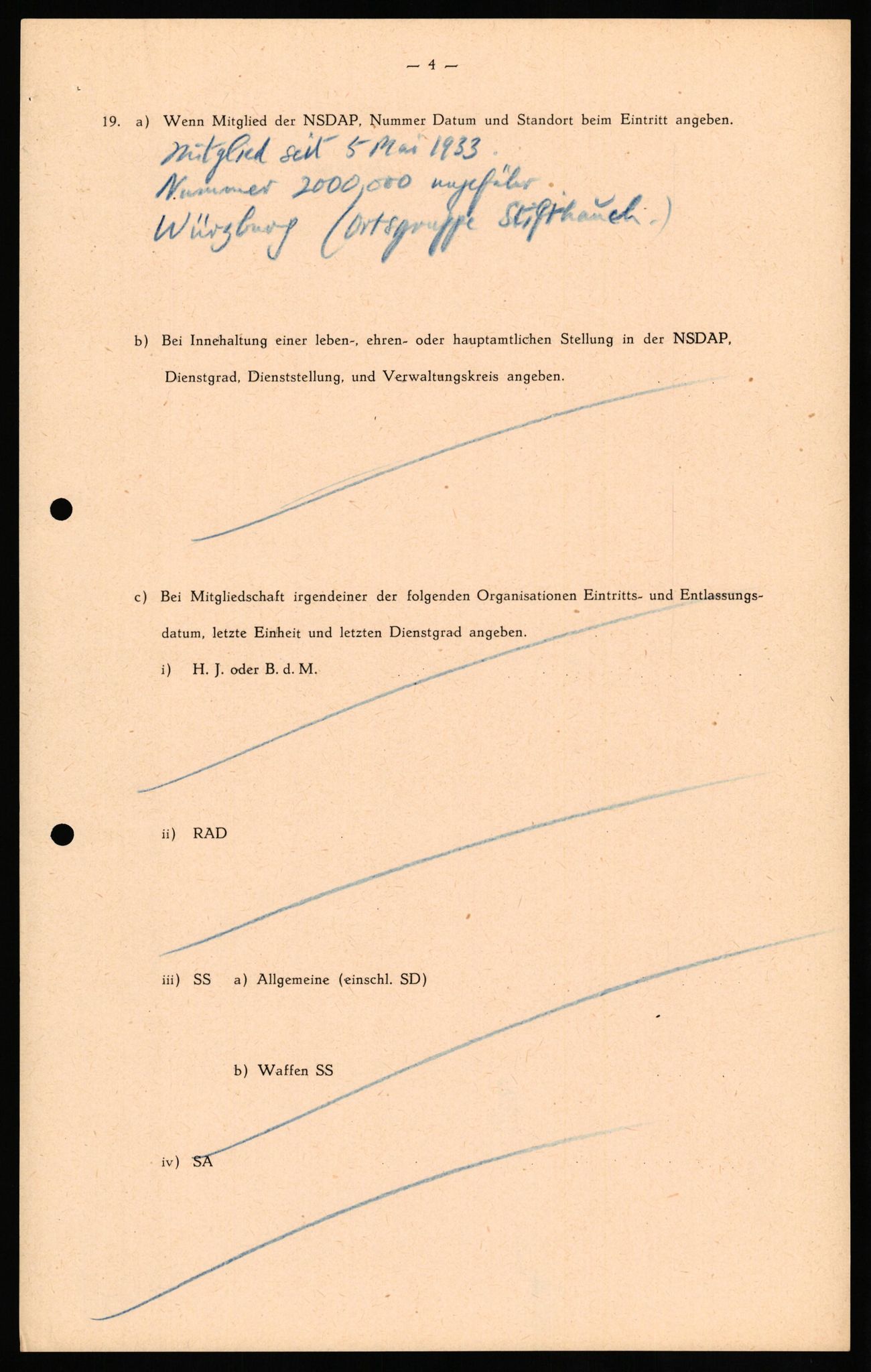 Forsvaret, Forsvarets overkommando II, AV/RA-RAFA-3915/D/Db/L0026: CI Questionaires. Tyske okkupasjonsstyrker i Norge. Tyskere., 1945-1946, s. 267