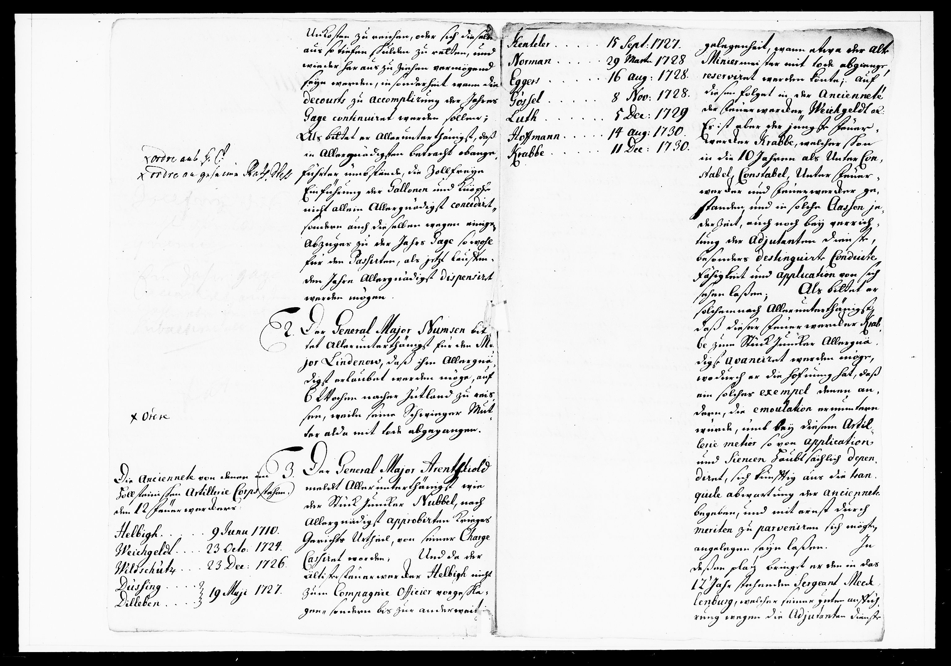Krigskollegiet, Krigskancelliet, DRA/A-0006/-/1103-1107: Refererede sager, 1732, s. 29