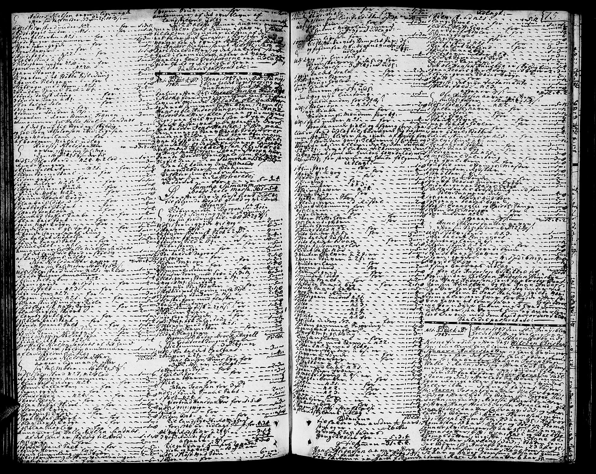 Helgeland sorenskriveri, SAT/A-0004/3/3A/L0015: Skifteprotokoll 9, 1746-1749, s. 74b-75a
