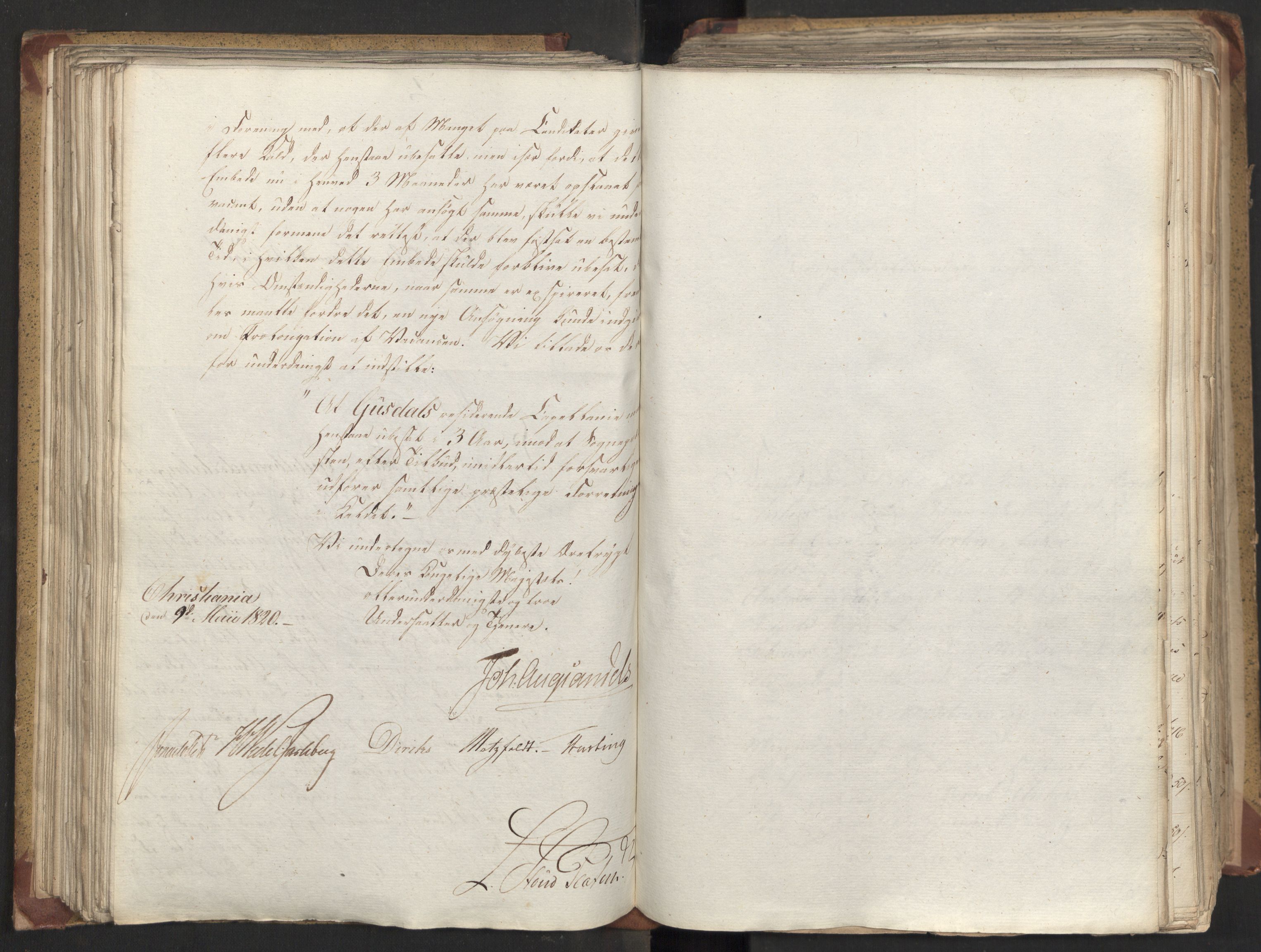 Statsrådsavdelingen i Stockholm, AV/RA-S-1003/D/Da/L0022: Regjeringsinnstillinger nr. 4399-4565, 1820, s. 182