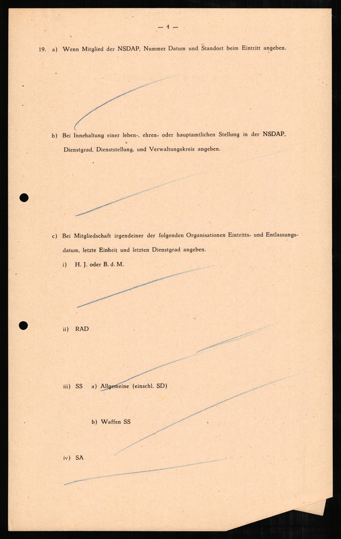 Forsvaret, Forsvarets overkommando II, AV/RA-RAFA-3915/D/Db/L0004: CI Questionaires. Tyske okkupasjonsstyrker i Norge. Tyskere., 1945-1946, s. 272