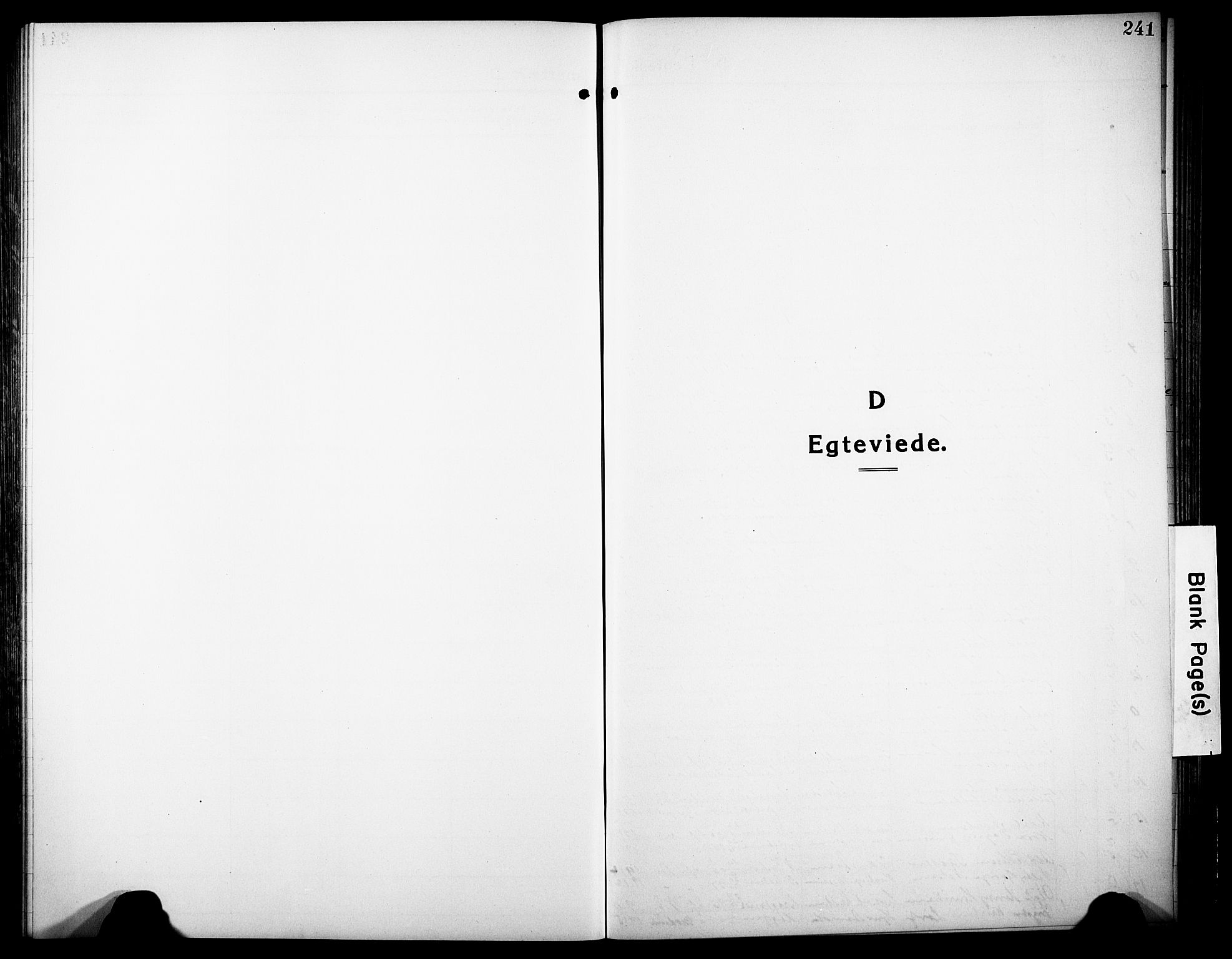 Nedre Eiker kirkebøker, AV/SAKO-A-612/G/Ga/L0006: Klokkerbok nr. 6, 1922-1933, s. 241