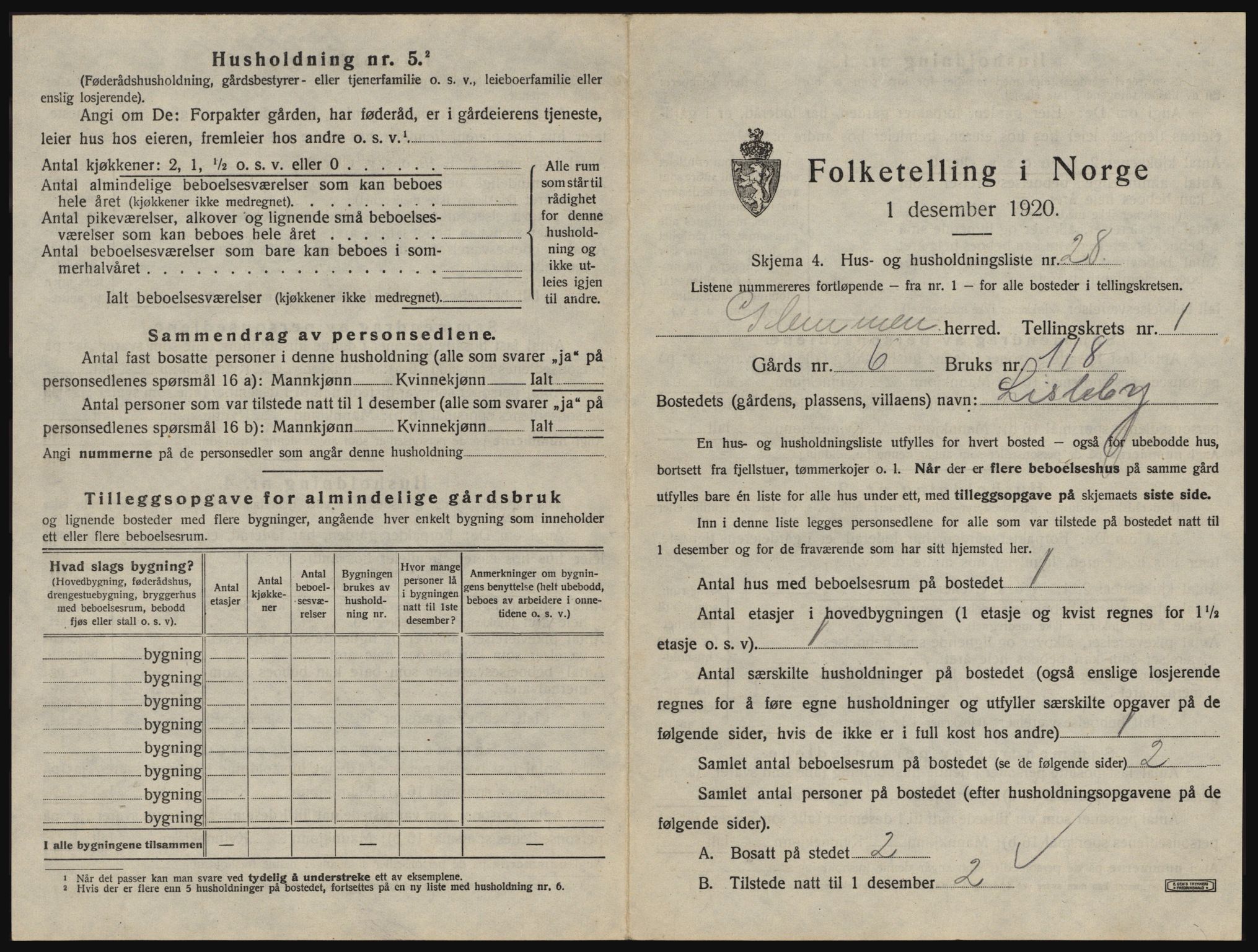SAO, Folketelling 1920 for 0132 Glemmen herred, 1920, s. 117