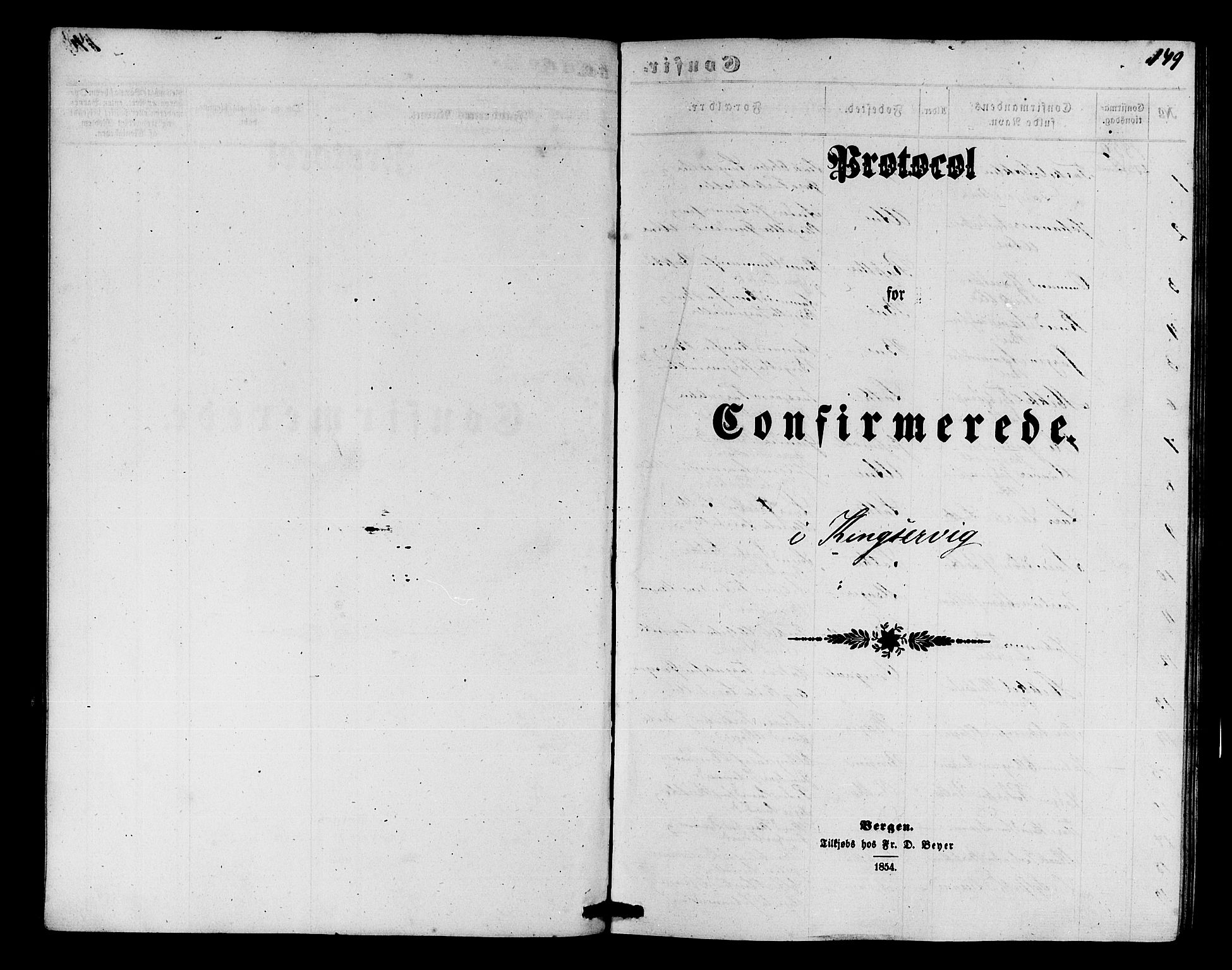 Ullensvang sokneprestembete, SAB/A-78701/H/Hab: Klokkerbok nr. E 6, 1857-1886, s. 149