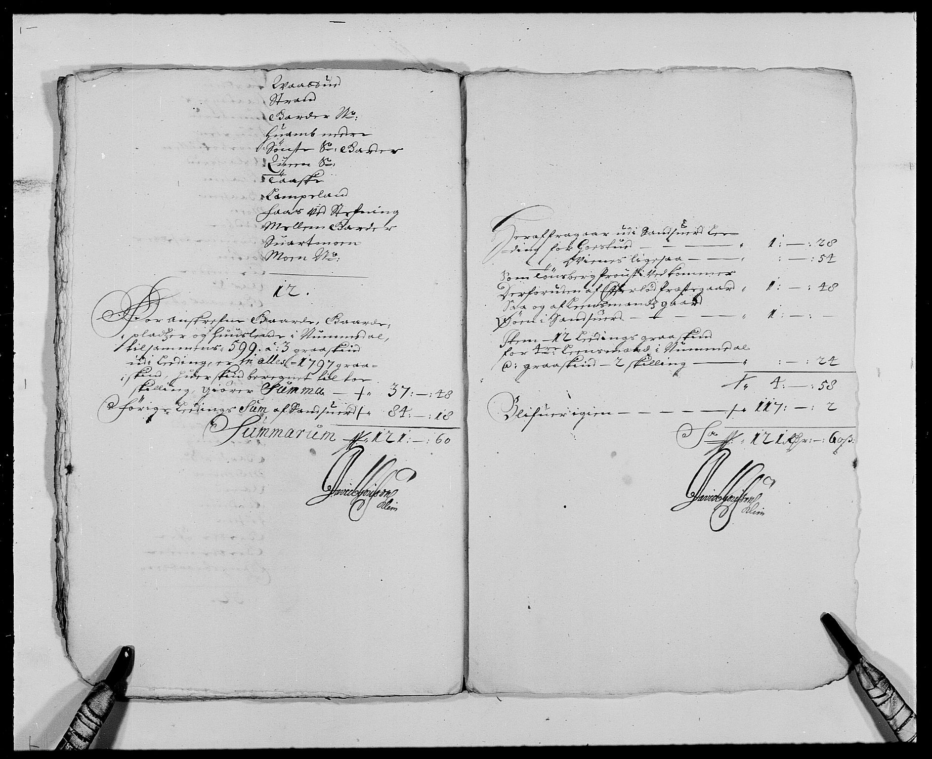 Rentekammeret inntil 1814, Reviderte regnskaper, Fogderegnskap, RA/EA-4092/R24/L1573: Fogderegnskap Numedal og Sandsvær, 1687-1691, s. 24