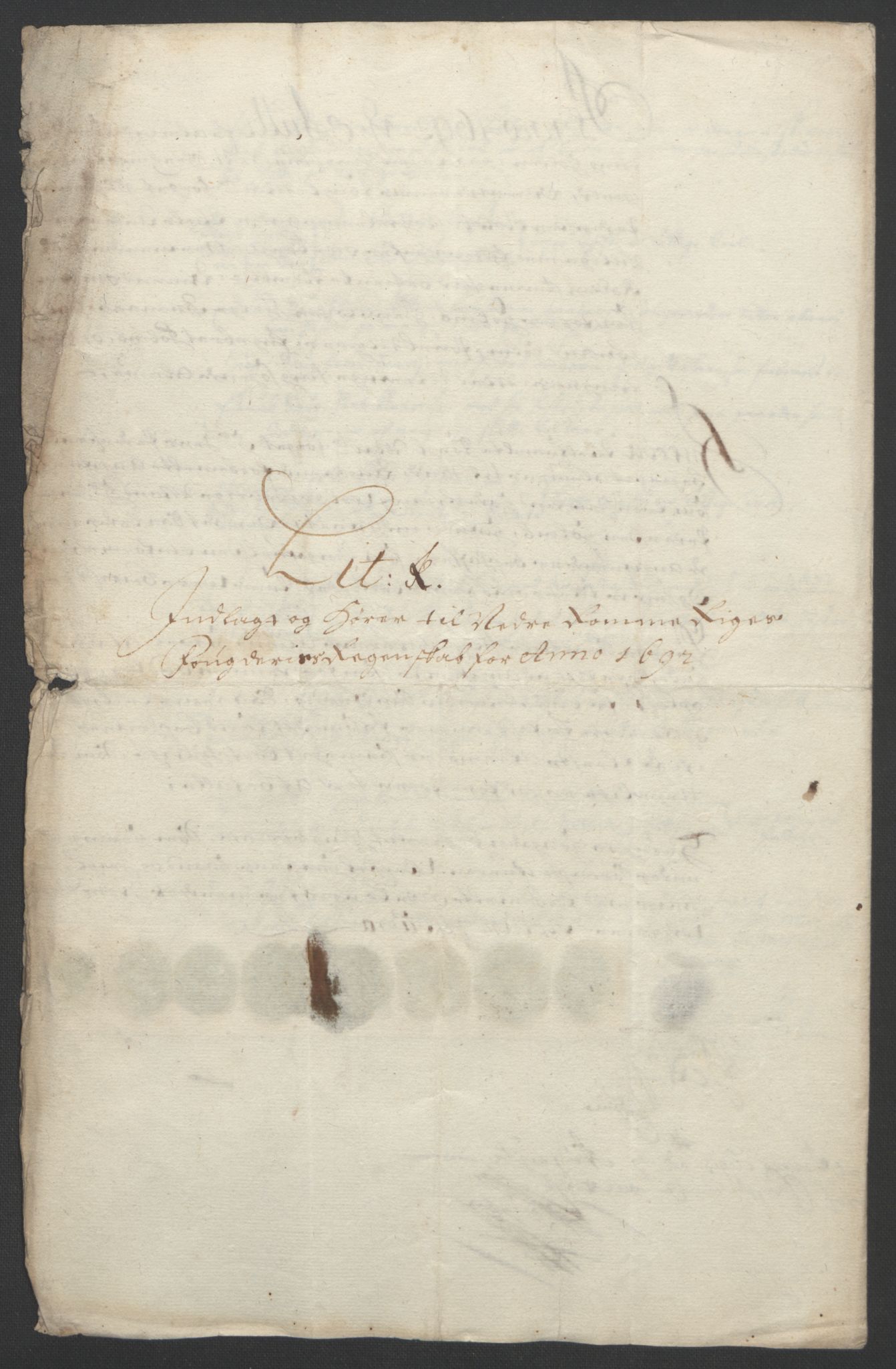 Rentekammeret inntil 1814, Reviderte regnskaper, Fogderegnskap, RA/EA-4092/R11/L0577: Fogderegnskap Nedre Romerike, 1692, s. 197