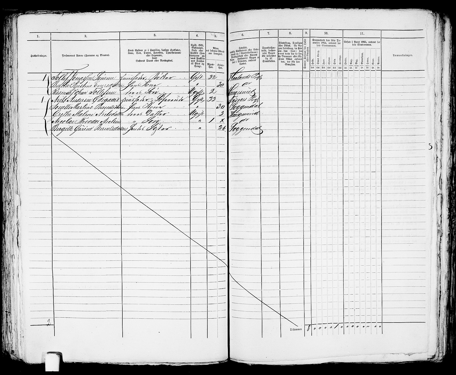 RA, Folketelling 1865 for 1106B Torvastad prestegjeld, Haugesund ladested, 1865, s. 294