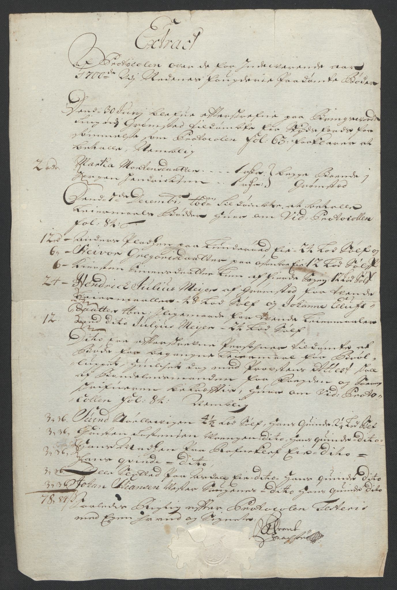 Rentekammeret inntil 1814, Reviderte regnskaper, Fogderegnskap, RA/EA-4092/R39/L2315: Fogderegnskap Nedenes, 1700-1701, s. 37