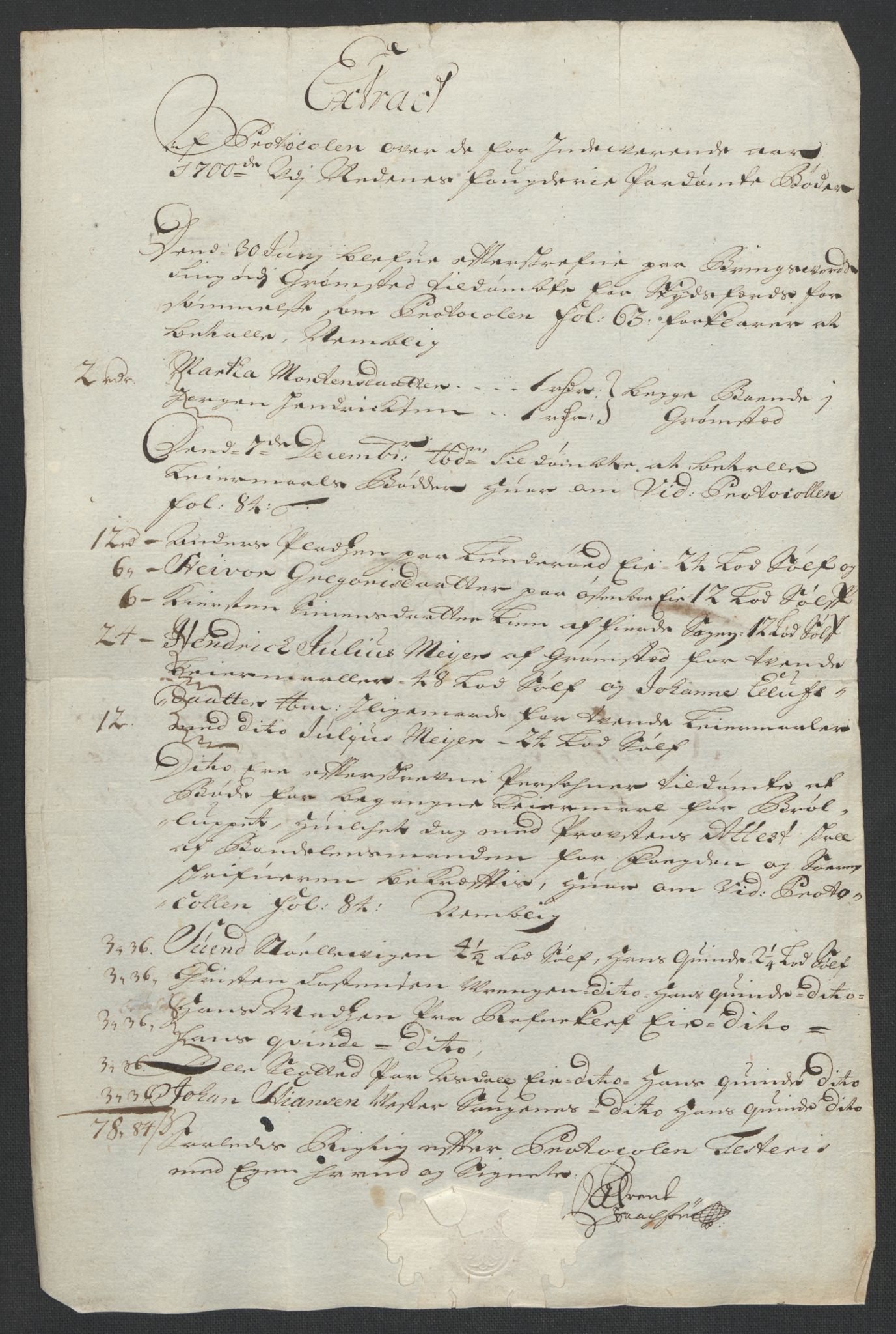 Rentekammeret inntil 1814, Reviderte regnskaper, Fogderegnskap, AV/RA-EA-4092/R39/L2315: Fogderegnskap Nedenes, 1700-1701, s. 37