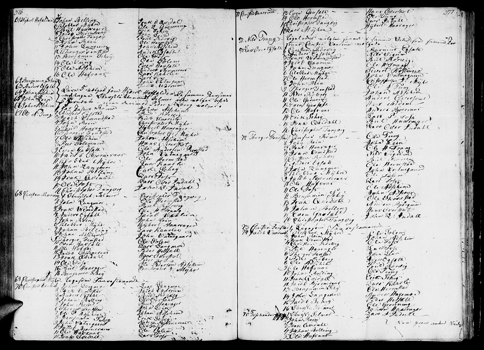 Ministerialprotokoller, klokkerbøker og fødselsregistre - Sør-Trøndelag, SAT/A-1456/646/L0607: Ministerialbok nr. 646A05, 1806-1815, s. 376-377