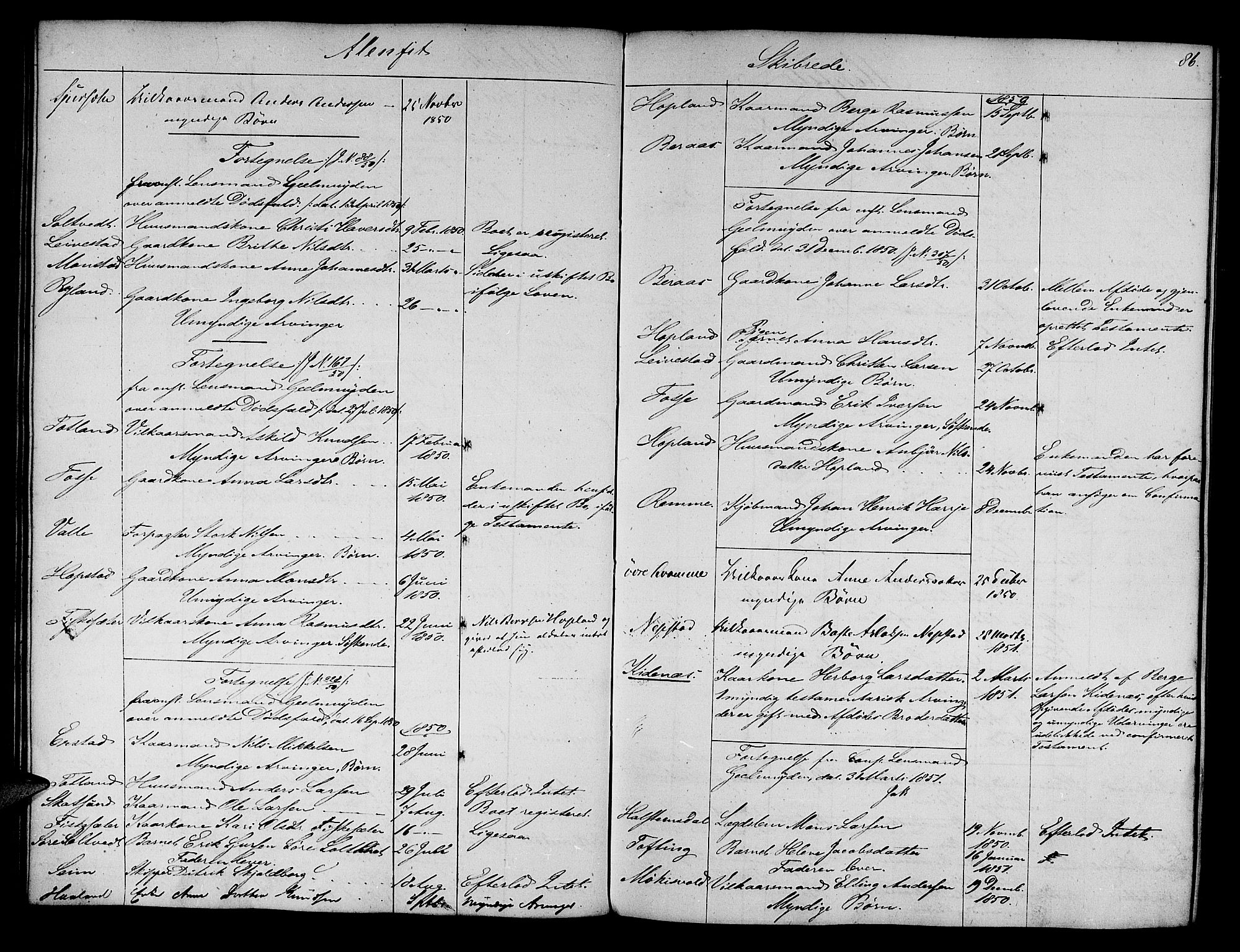 Nordhordland sorenskrivar, AV/SAB-A-2901/1/H/Hk/Hka/L0003: Dødsfallsprotokollar, 1844-1852, s. 86