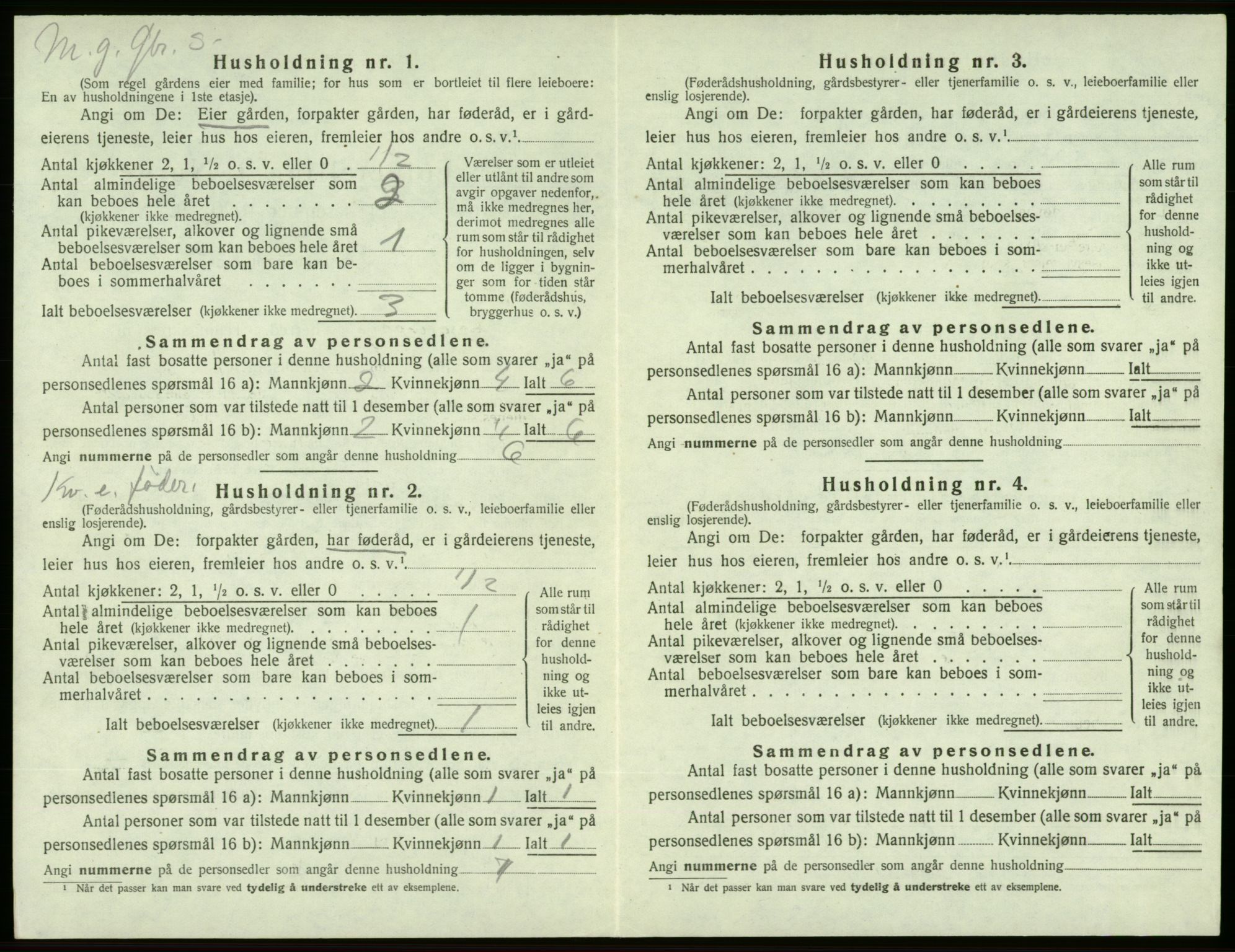 SAB, Folketelling 1920 for 1216 Sveio herred, 1920, s. 148