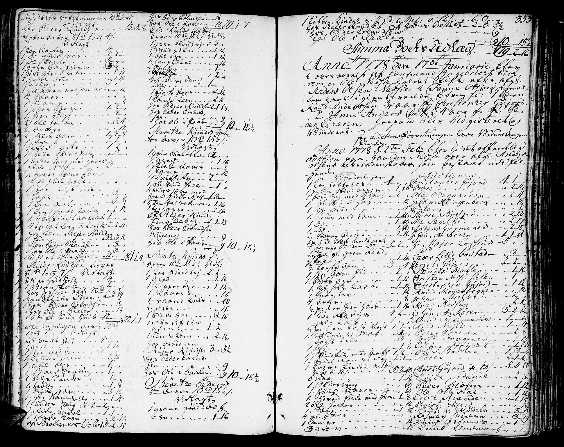 Romsdal sorenskriveri, SAT/A-4149/1/3/3A/L0010: Skifteprotokoll, 1774-1782, s. 352b-353a