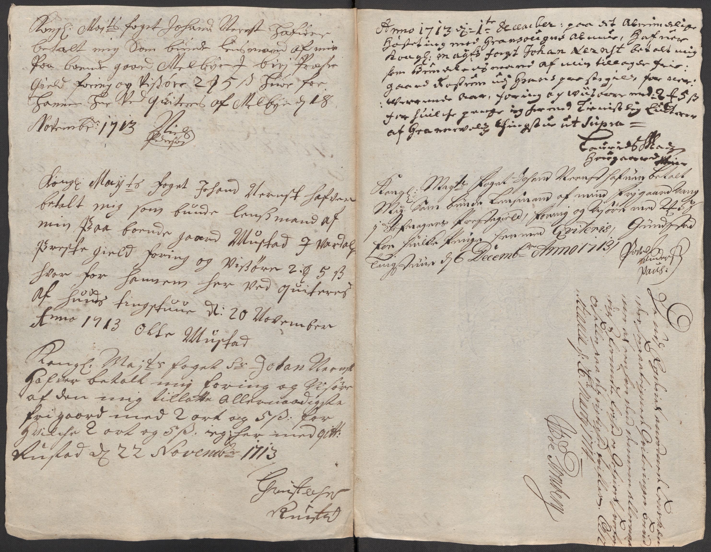 Rentekammeret inntil 1814, Reviderte regnskaper, Fogderegnskap, RA/EA-4092/R18/L1311: Fogderegnskap Hadeland, Toten og Valdres, 1713, s. 186