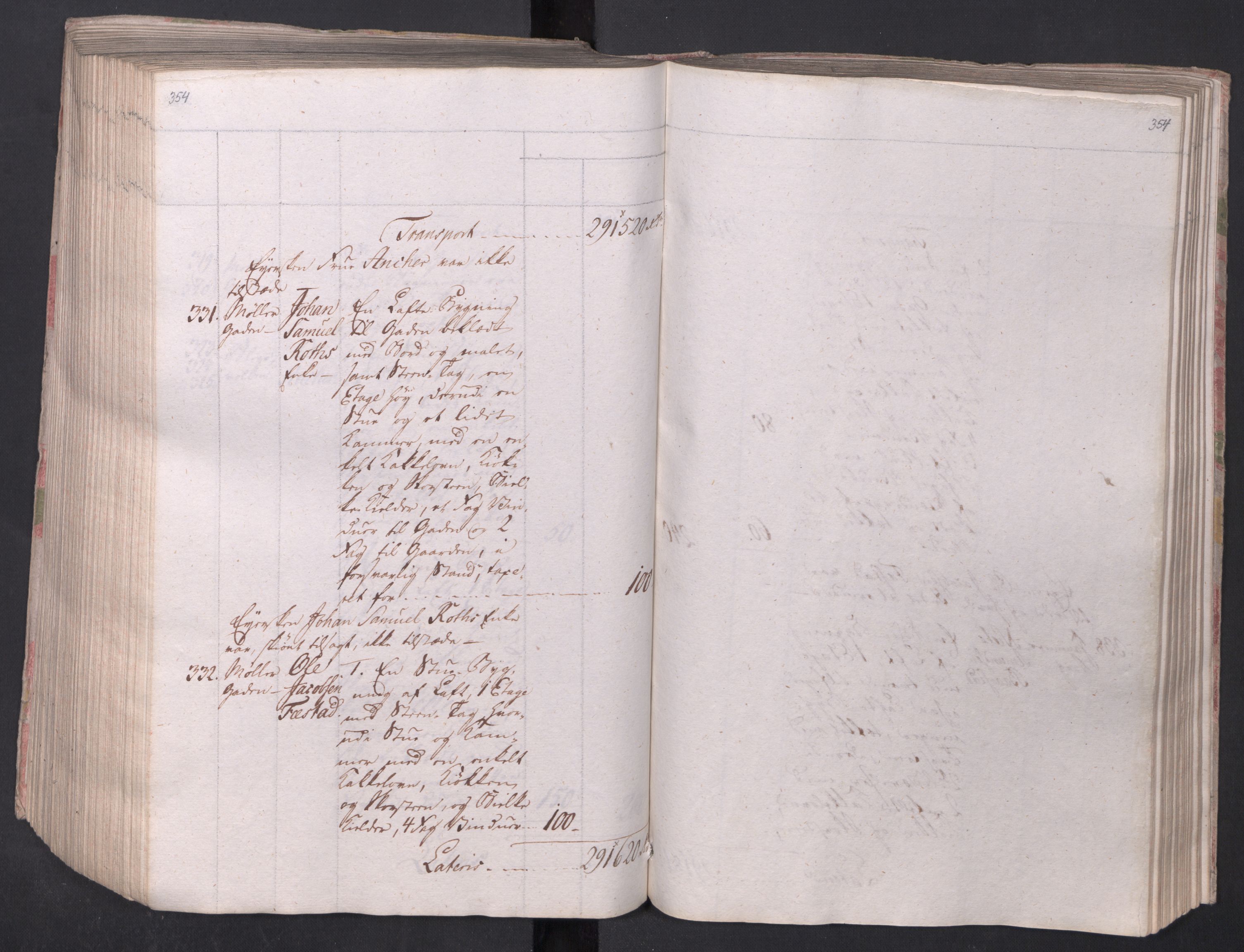 Kristiania stiftamt, AV/SAO-A-10386/I/Ia/L0015: Branntakster, 1797, s. 354